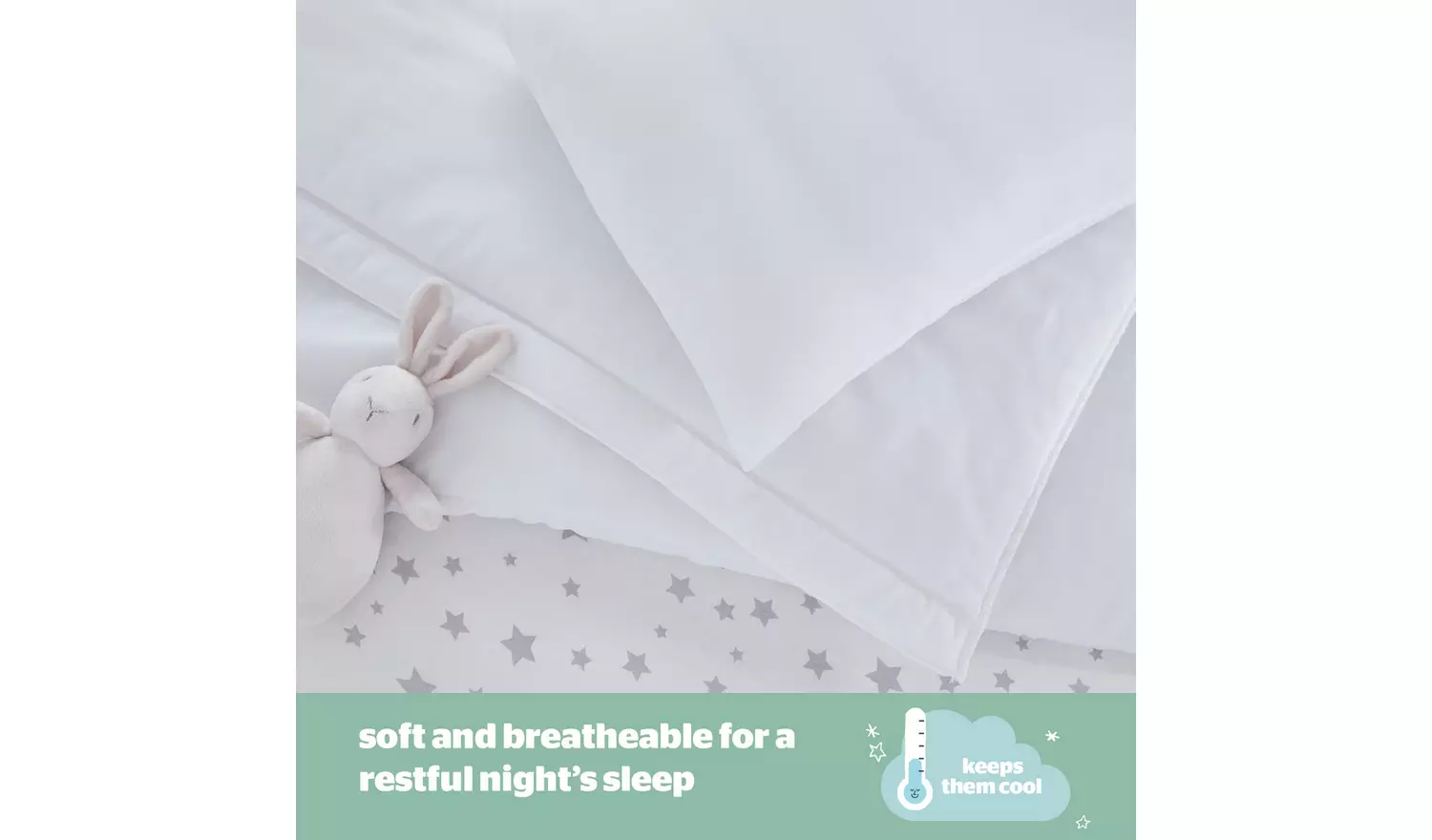 Silentnight Safe Nights Kids Duvet & Pillow Bedset - Toddler