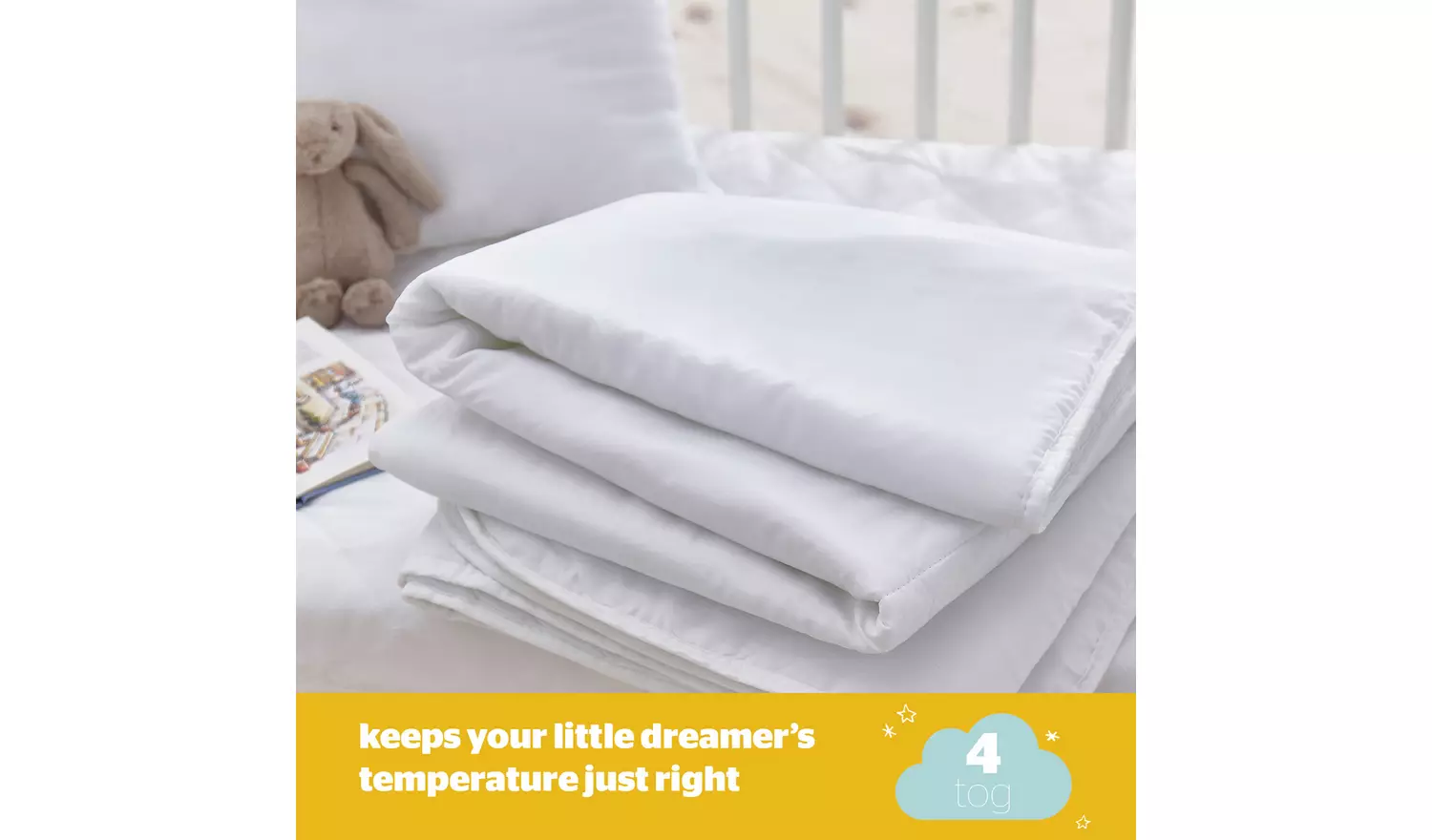 Silentnight Safe Nights Kids Duvet & Pillow Bedset - Toddler