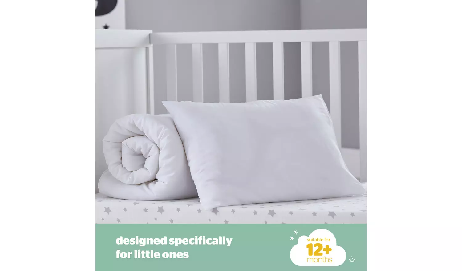 Silentnight Safe Nights Kids Duvet & Pillow Bedset - Toddler