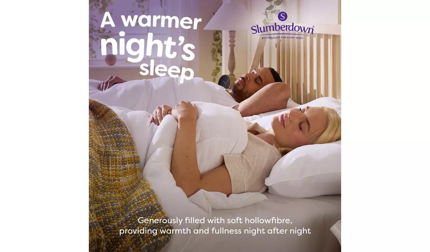 Slumberdown Soft & Huggable 15 Tog Duvet - Double