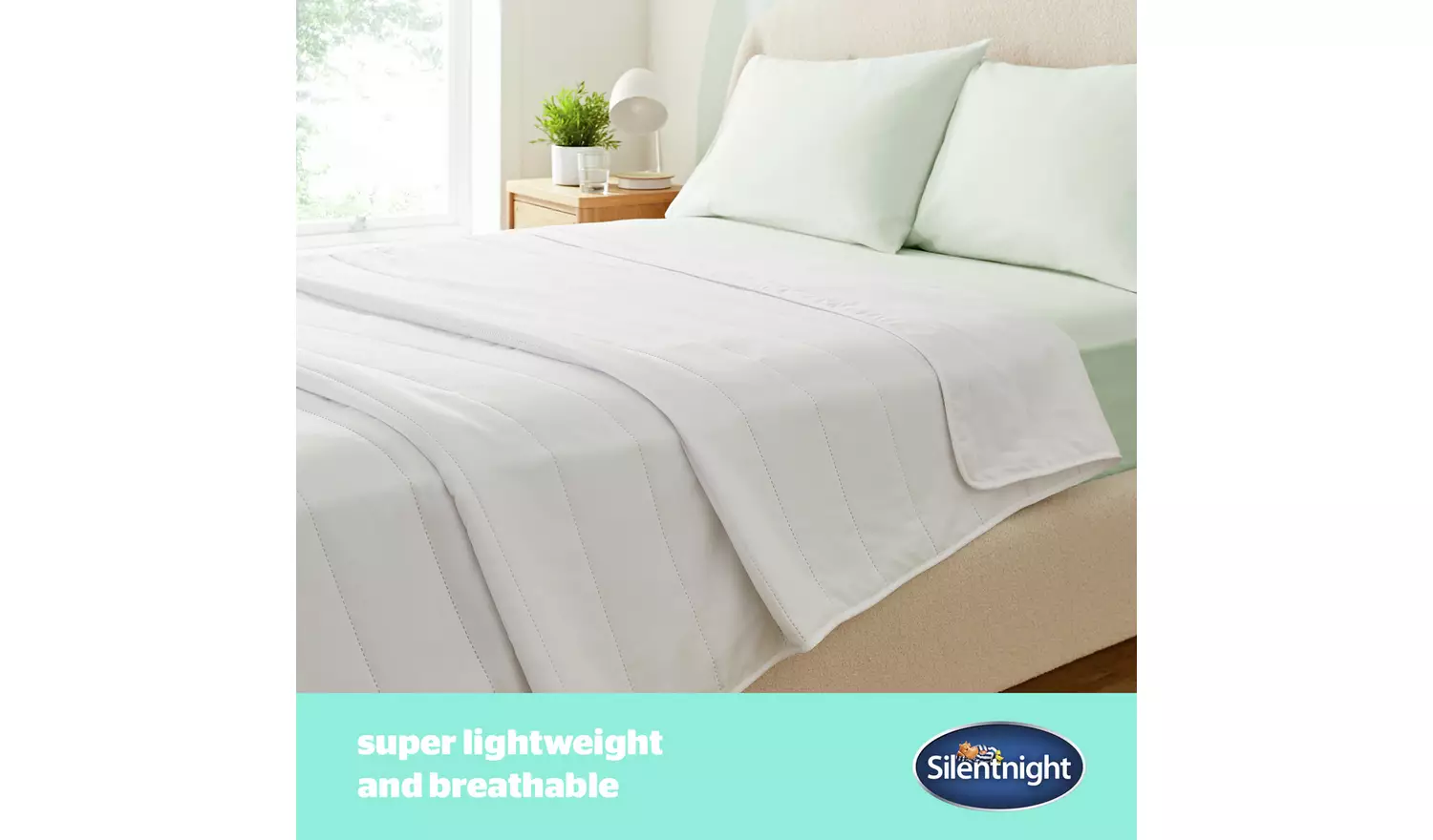 Silentnight Summer Breeze 1 Tog Duvet - King size