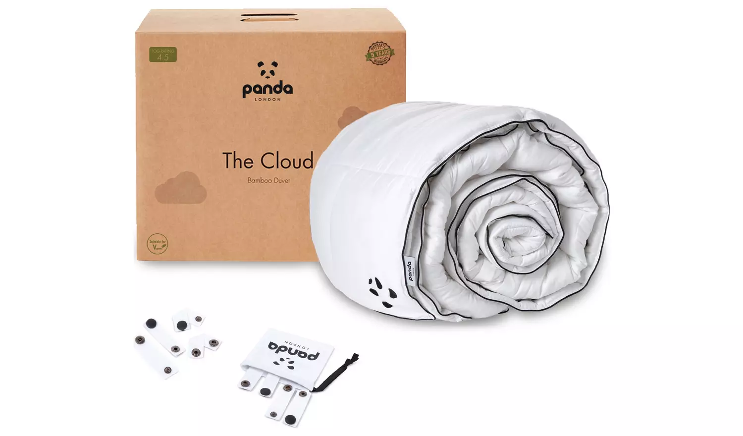 Panda London The Cloud 4.5 Tog Bamboo Duvet - Double