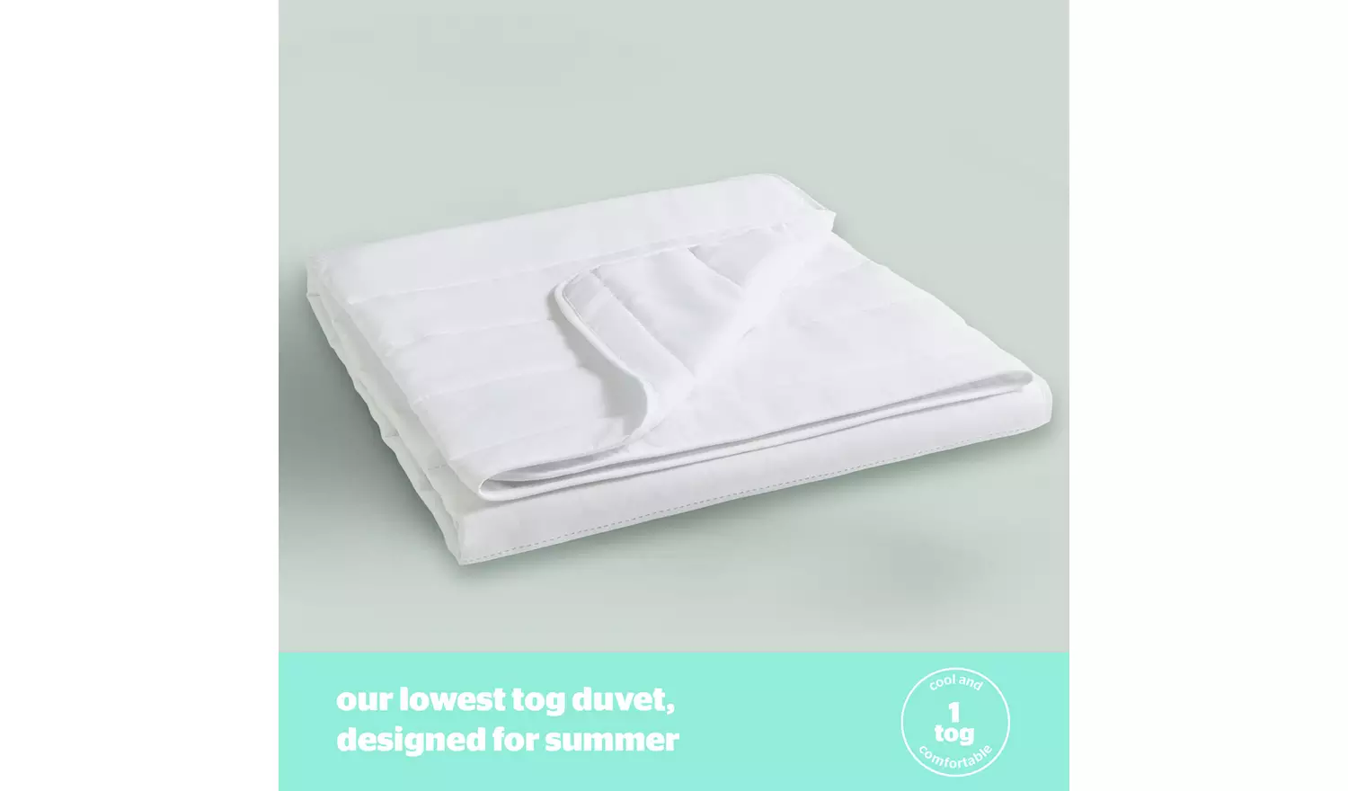 Silentnight Summer Breeze 1 Tog Duvet - Superking