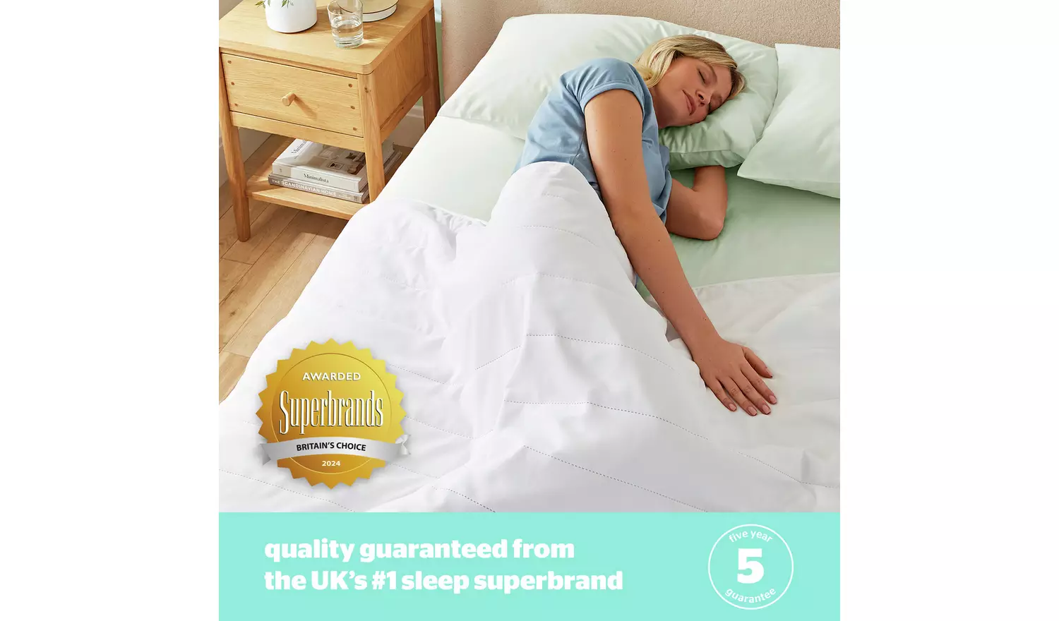 Silentnight Summer Breeze 1 Tog Duvet - Superking