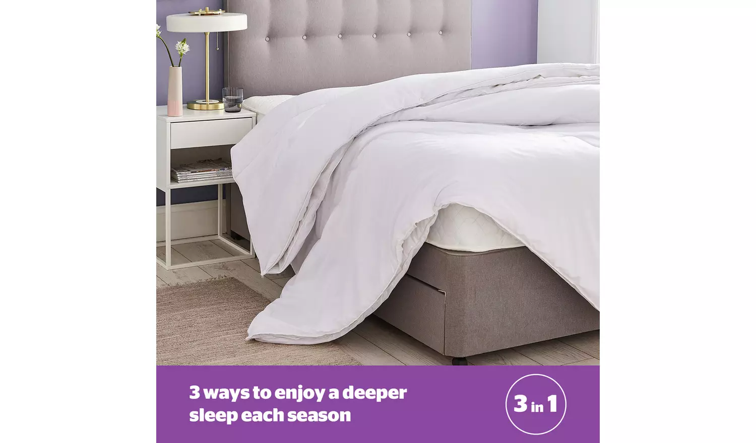 Silentnight Deep Sleep All Seasons 18 Tog Duvet - Kingsize