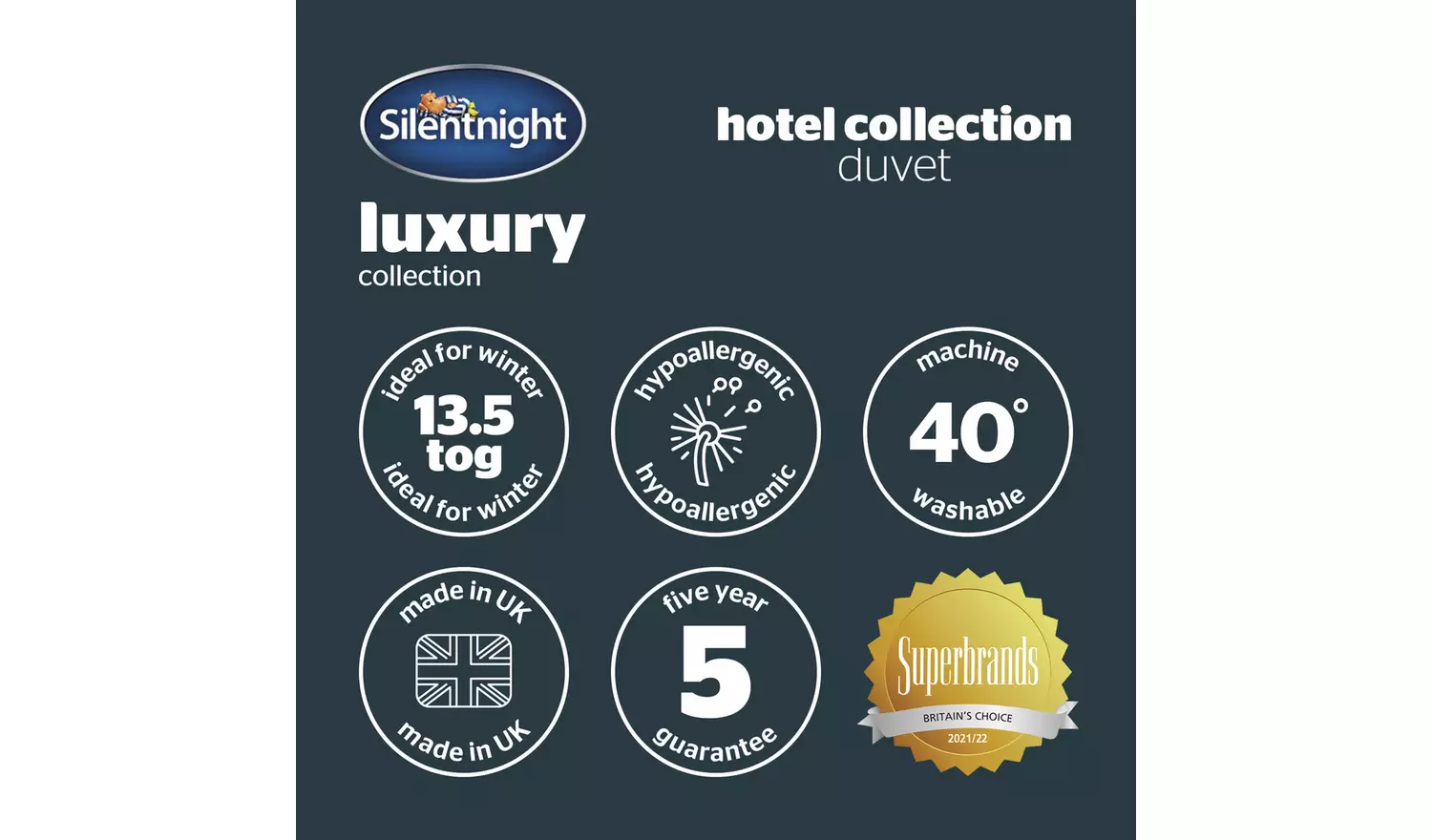 Silentnight Hotel Collection 13.5 Tog Duvet - Double