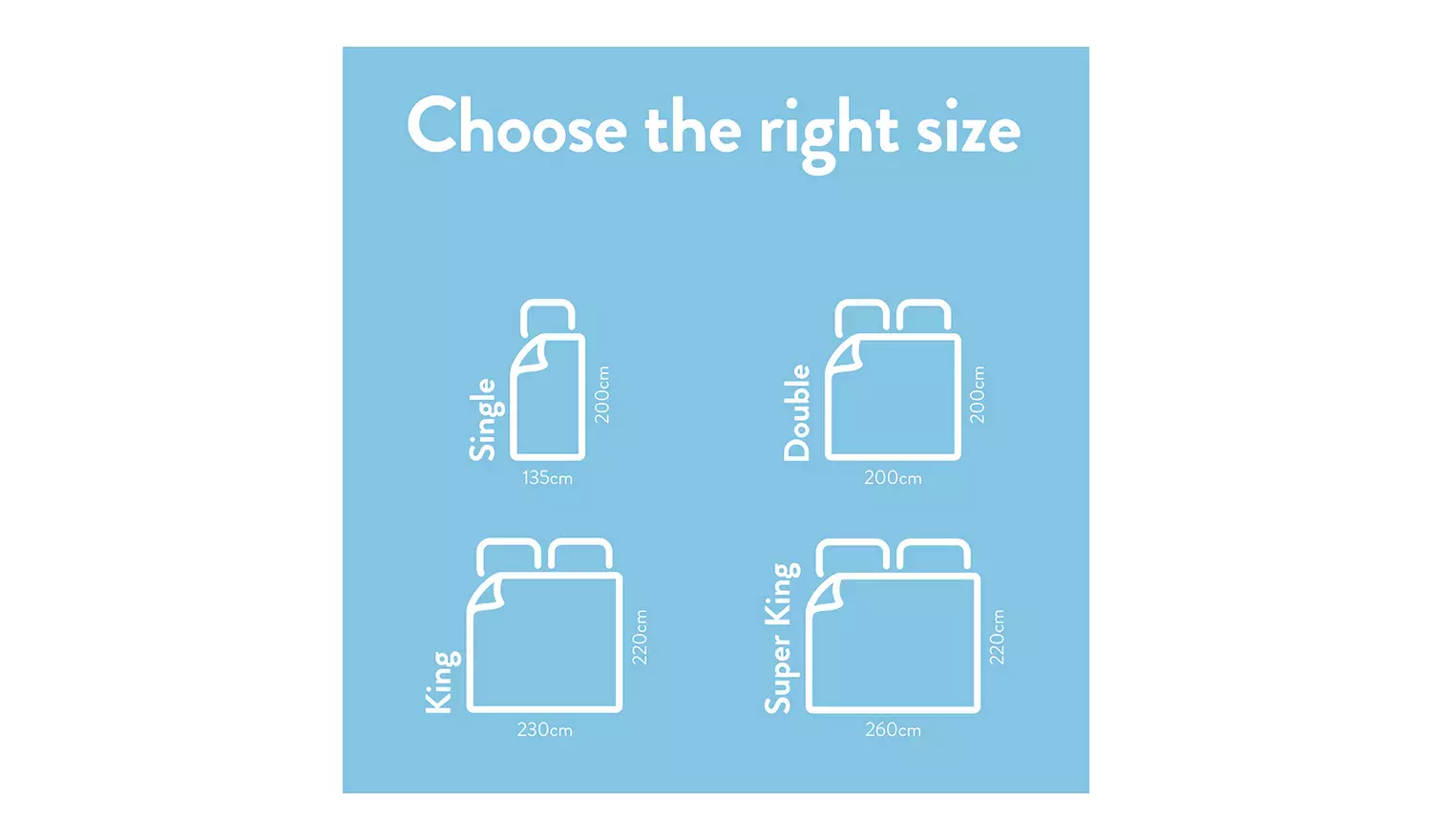 Slumberdown Summer Cool 4.5 Tog Duvet - Single