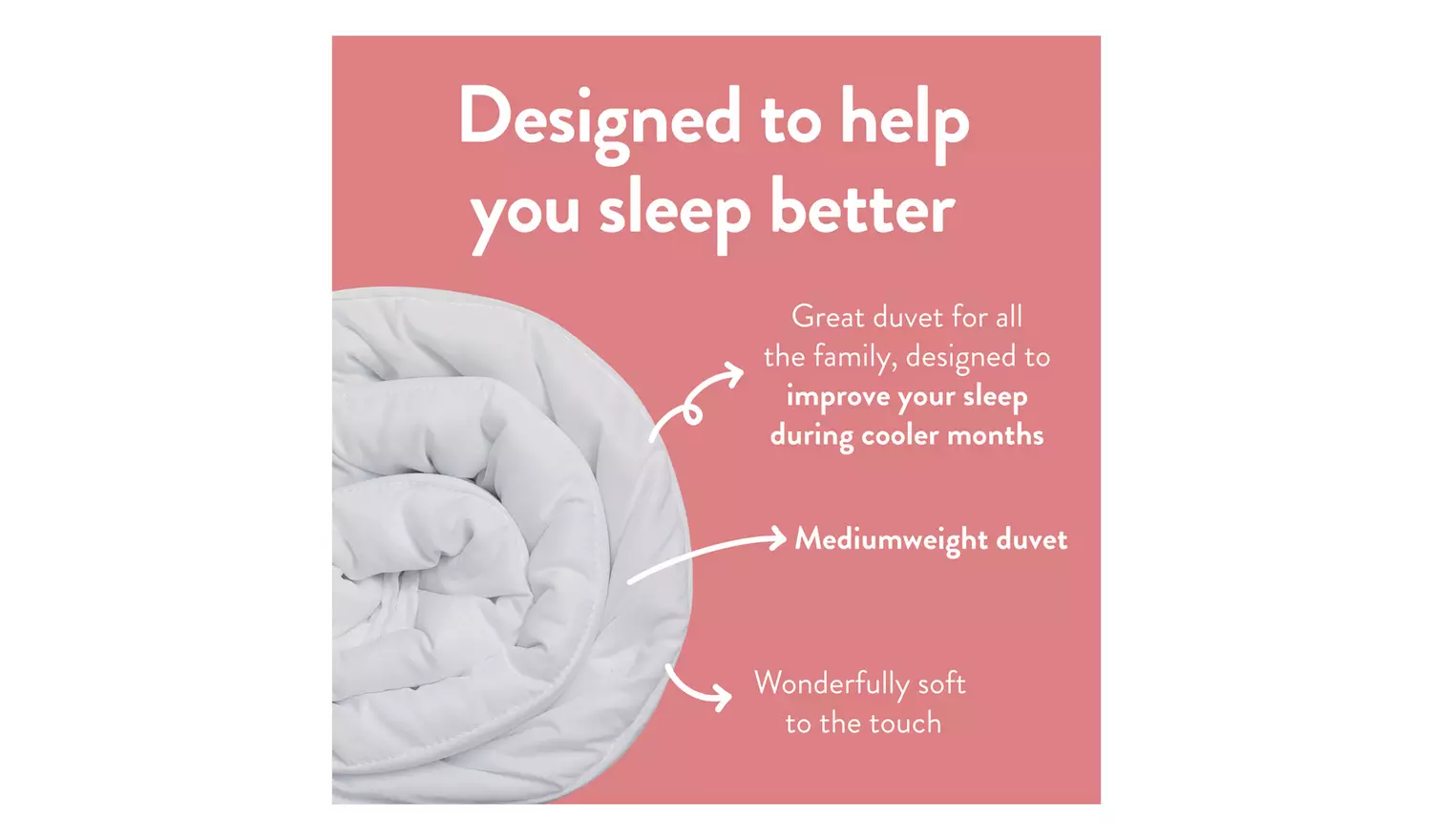 Slumberdown Winter Warm 13.5 Tog Duvet - Double