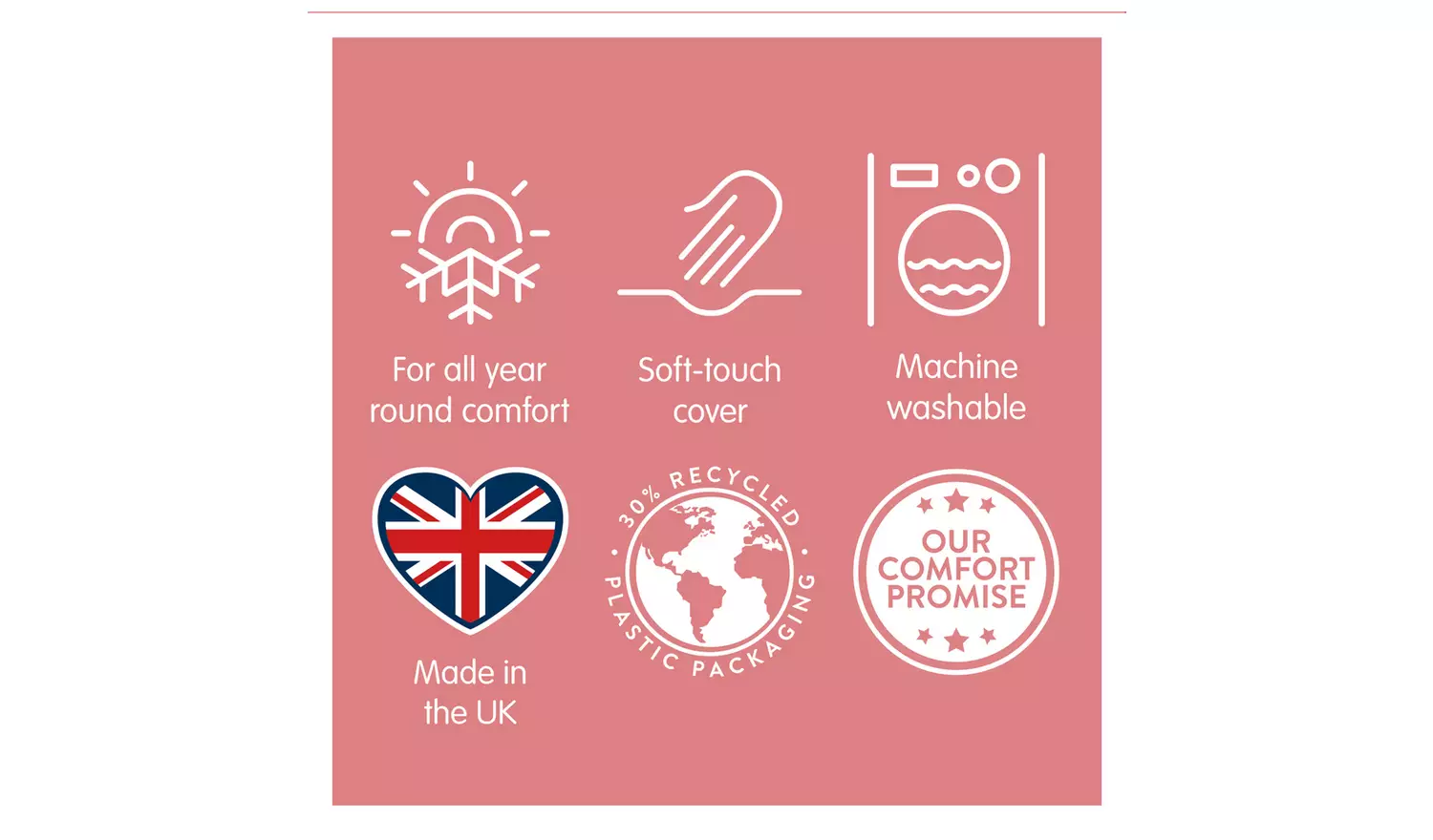 Slumberdown Winter Warm 13.5 Tog Duvet - Kingsize