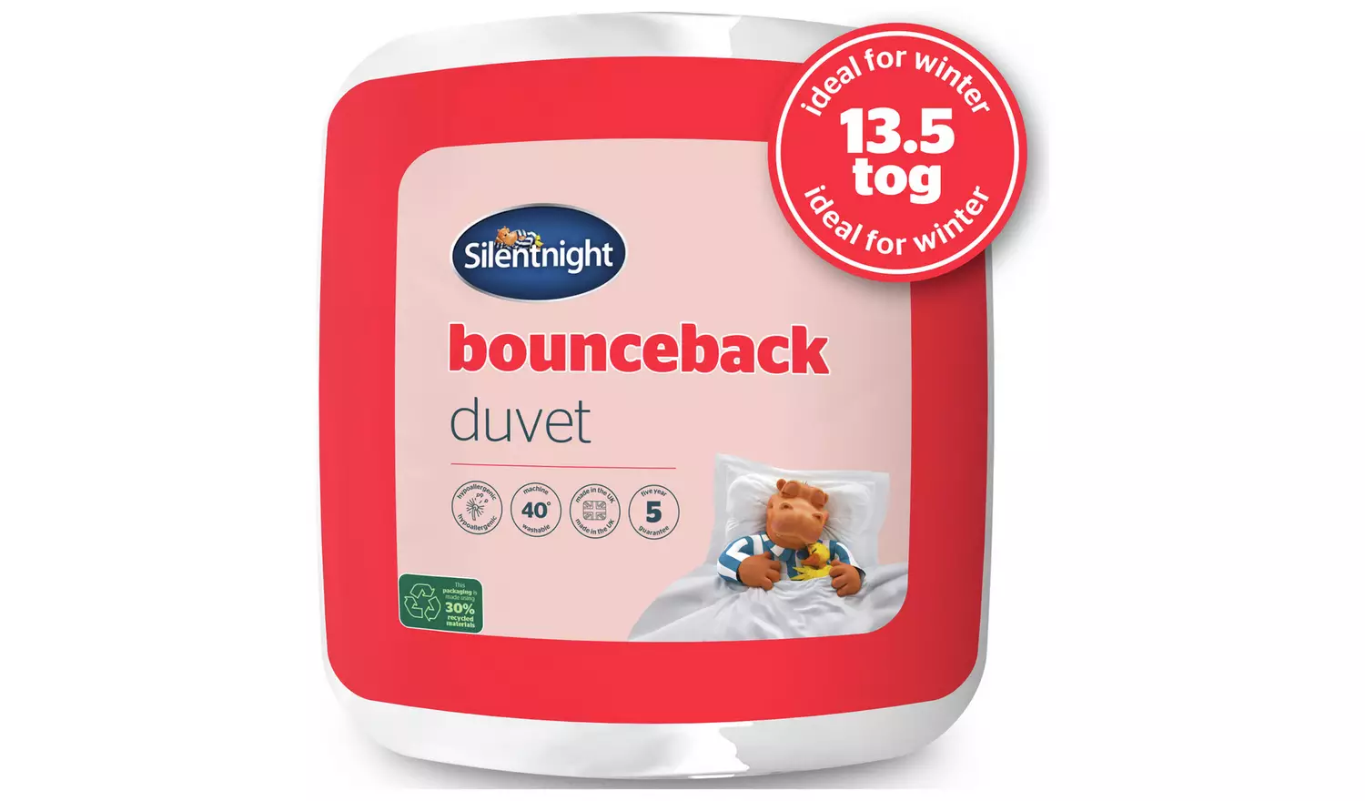 Silentnight Bounceback 13.5 Tog Duvet - Double
