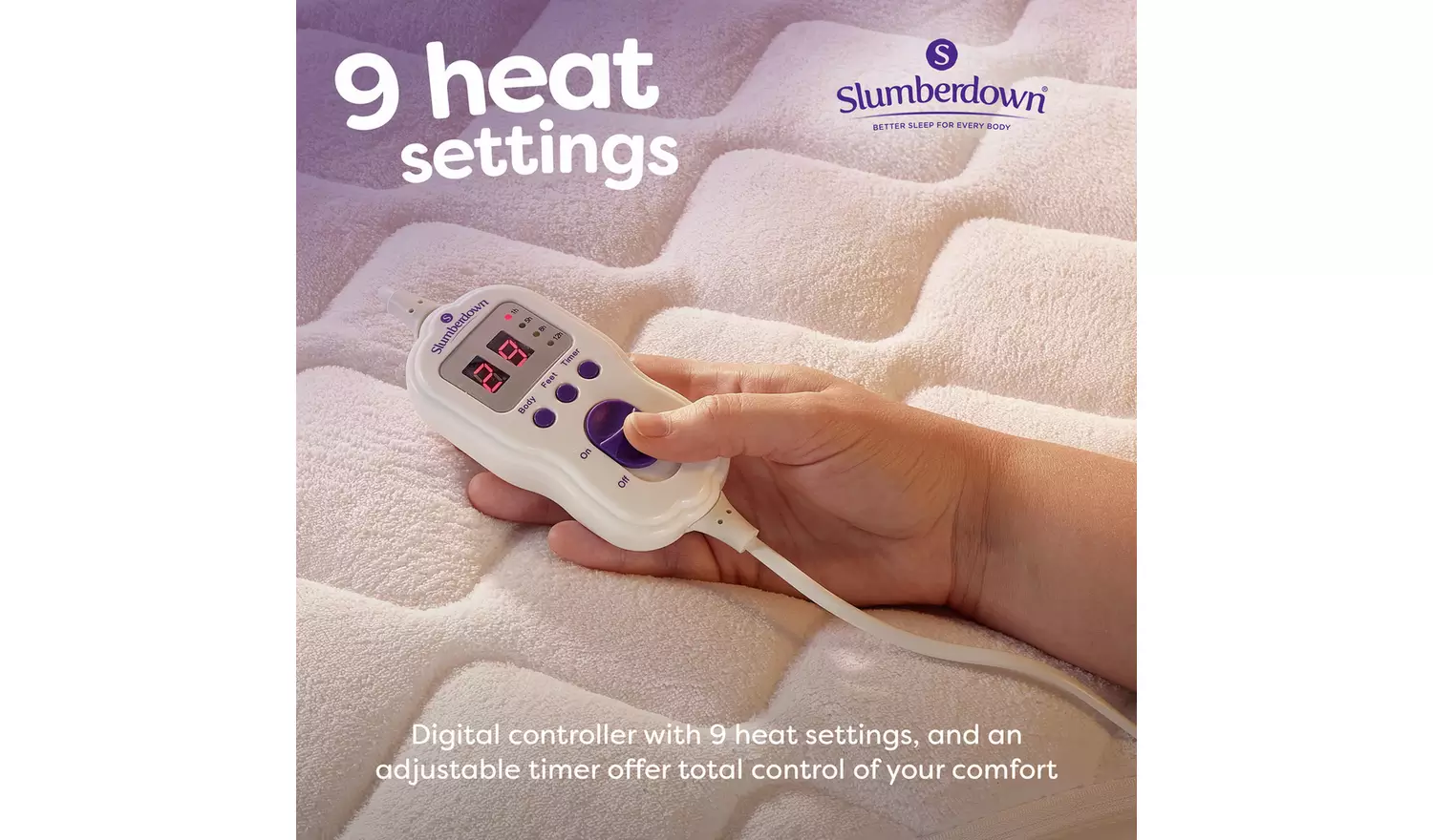 Slumberdown Warm Hugs Electric Blanket-King