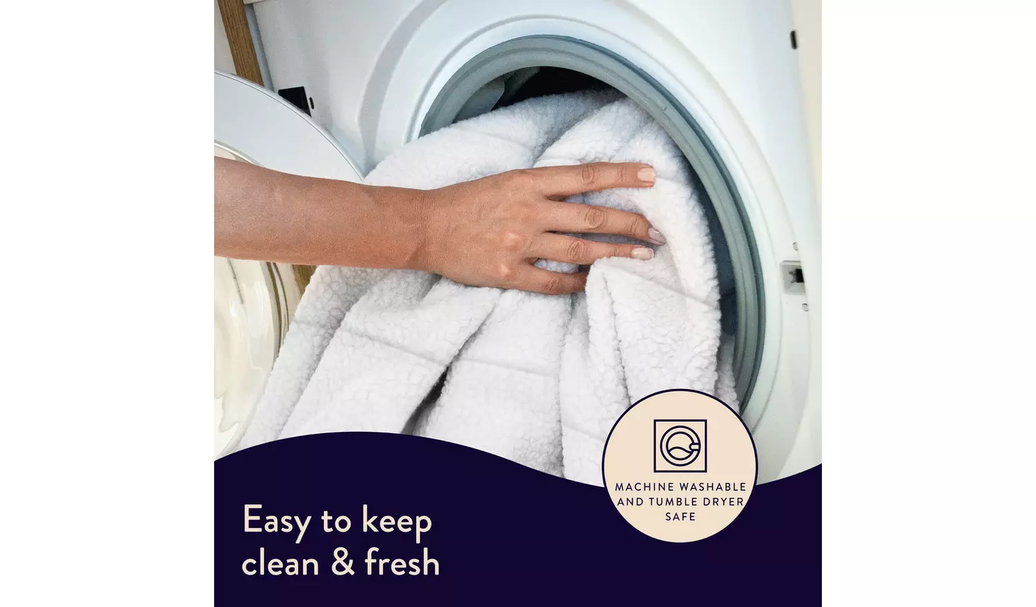 Dreamland Scandi Sherpa Dual Control Underblanket - Double