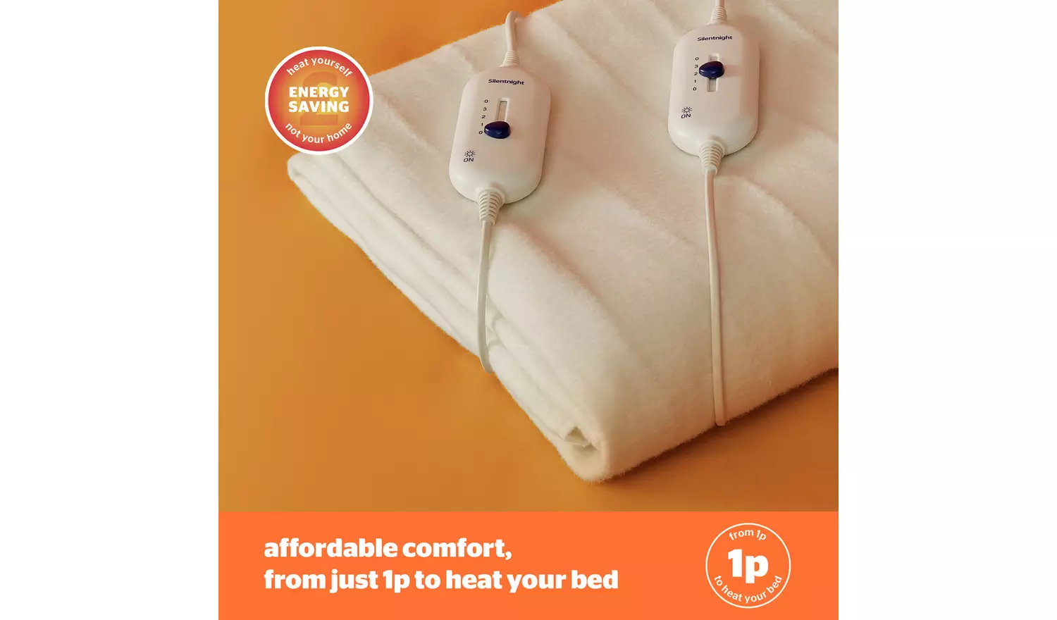 Silentnight Comfort Dual Control Electric Underblanket -King