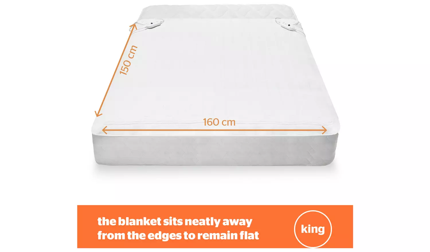 Silentnight Comfort Dual Control Electric Underblanket -King