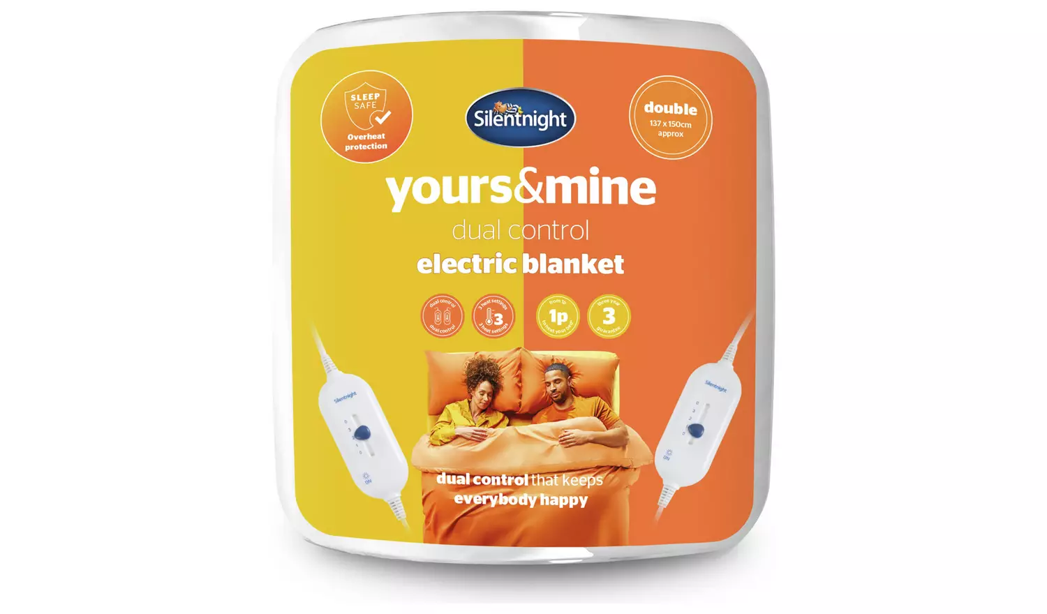 Silentnight Yours & Mine Electric Underblanket - Double