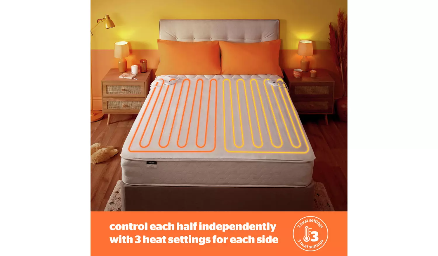 Silentnight Yours & Mine Electric Underblanket - Double