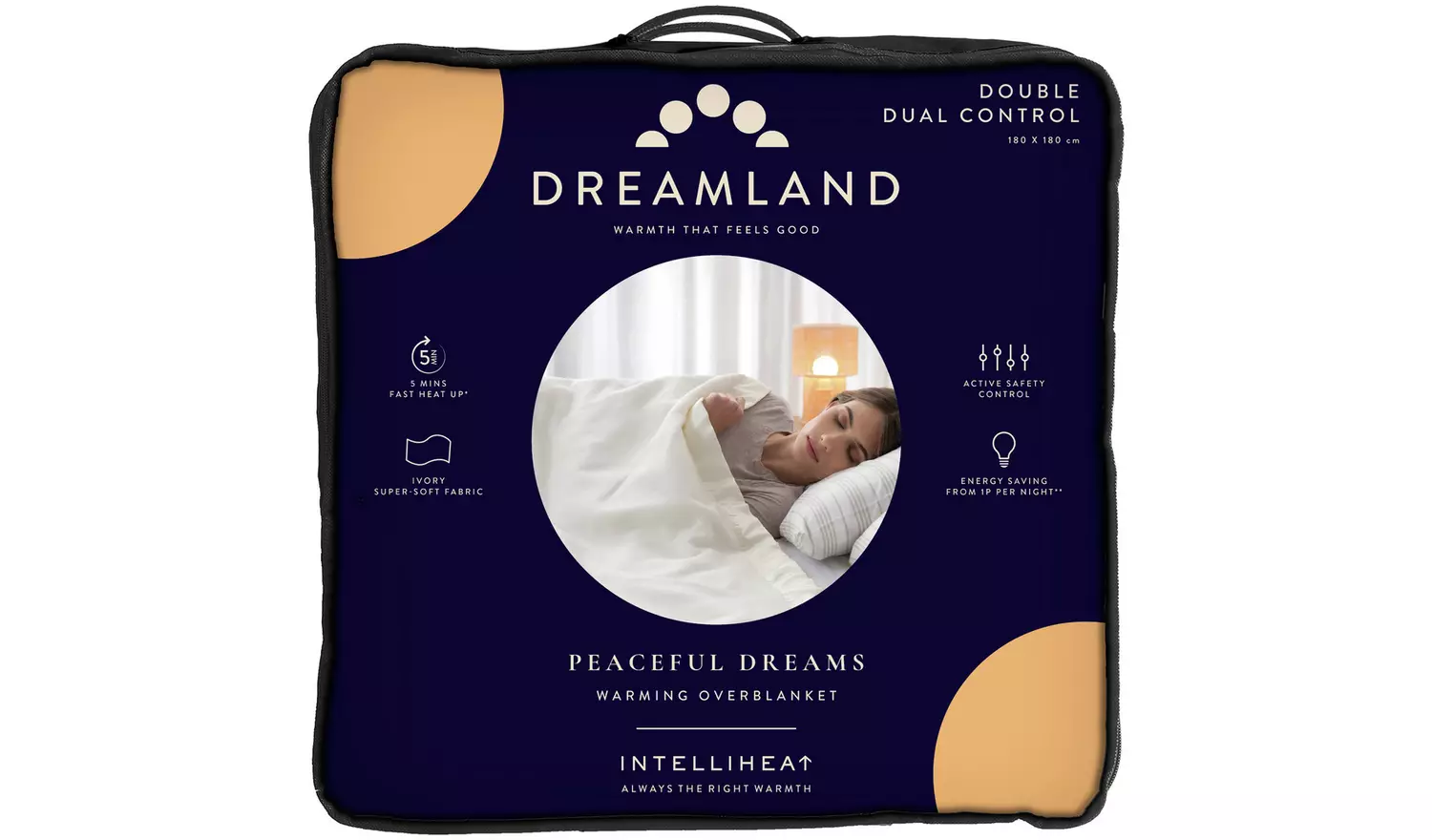 Dreamland Electric Overblanket Dual Control-Double