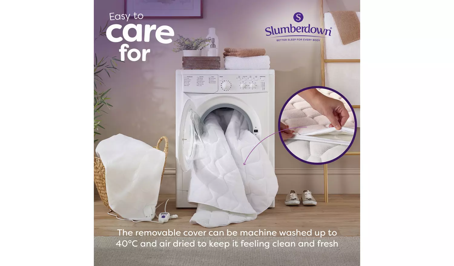 Slumberdown Perfectly Warm Luxury Electric Blanket-Double