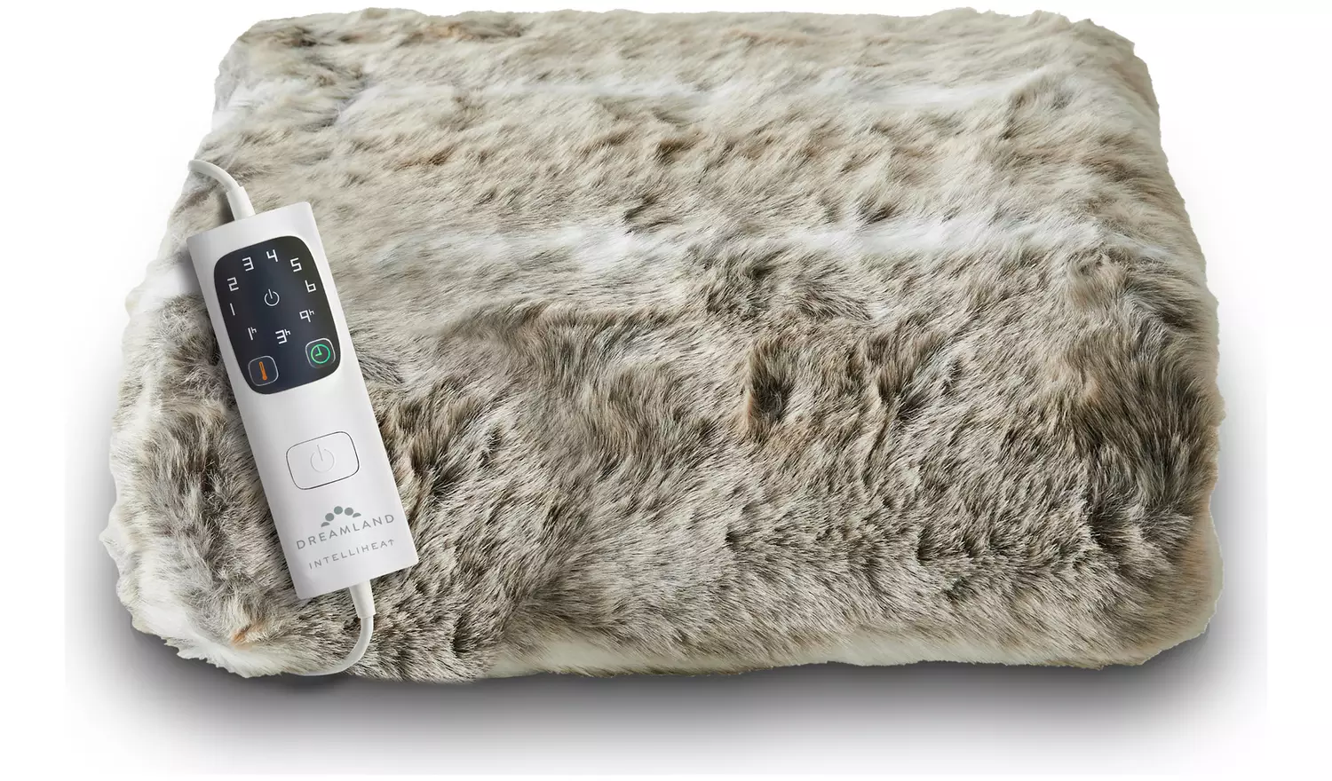 Dreamland Luxury Faux Fur Husky Heated Throw - Large