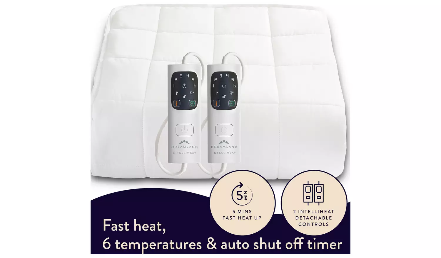 Dreamland Electric Mattress Protector DualControl-King