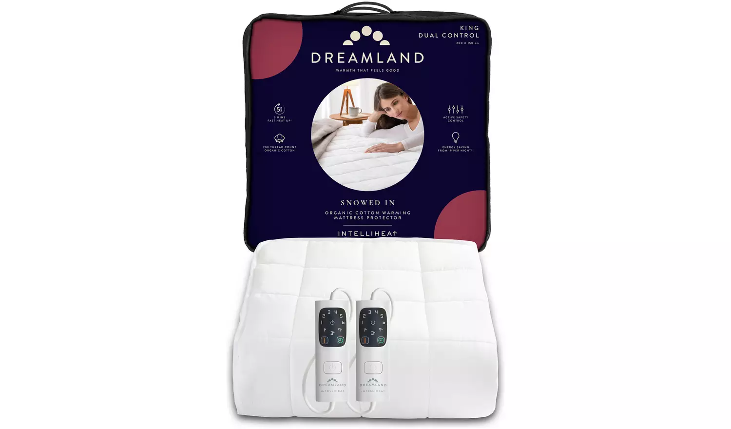 Dreamland Electric Mattress Protector DualControl-King