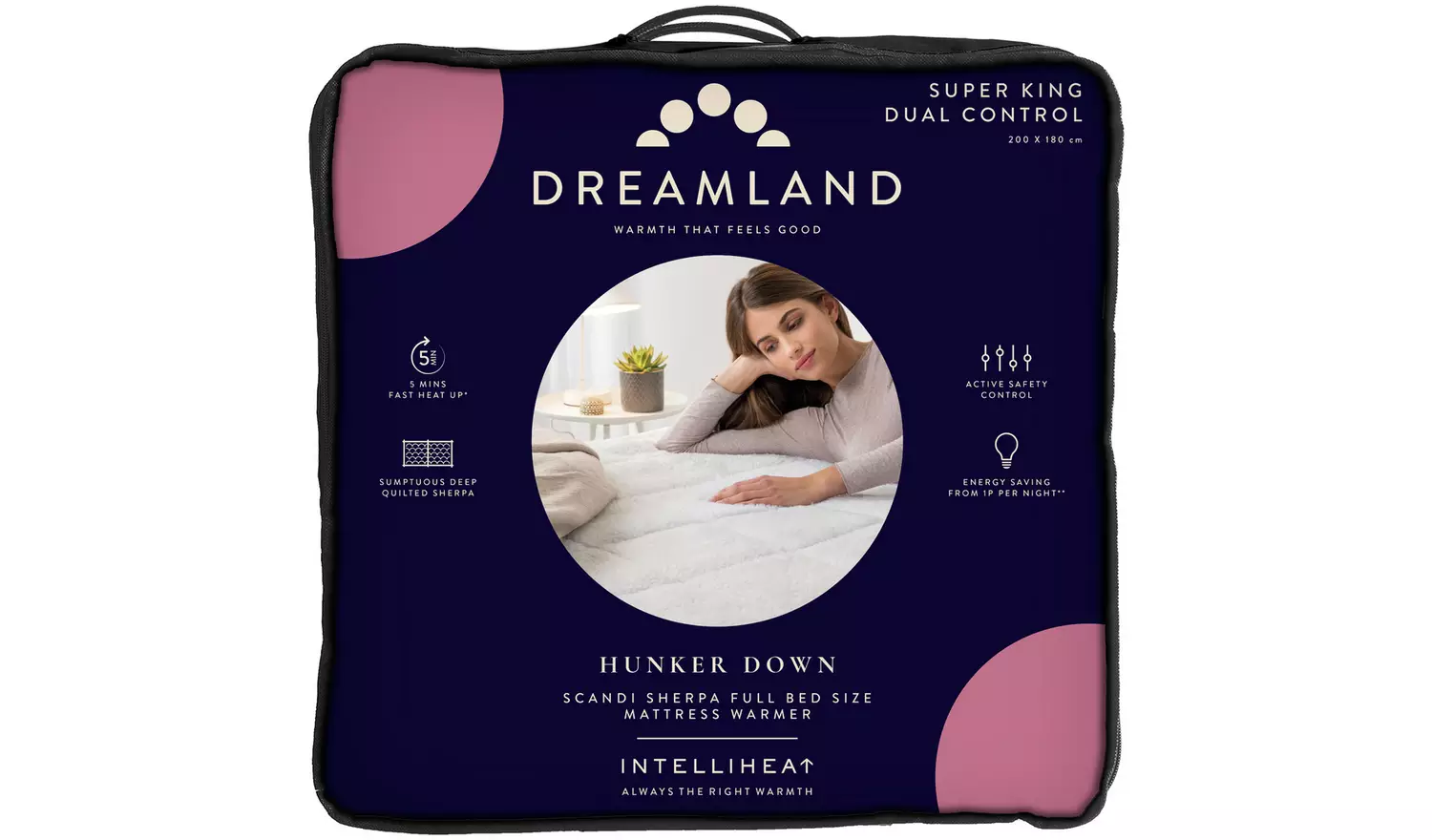Dreamland Sherpa Electric Underblanket Dual Control-S King