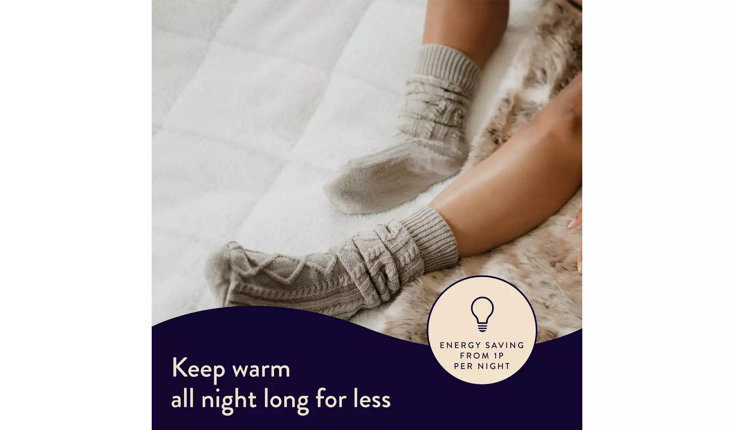 Dreamland Sherpa Electric Underblanket Dual Control-S King