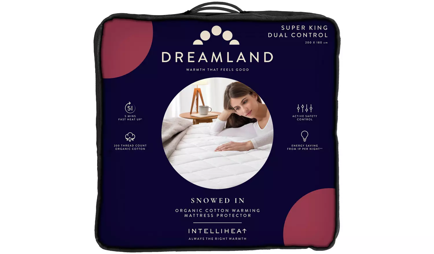 Dreamland Electric Mattress Protector DualControl-Super King