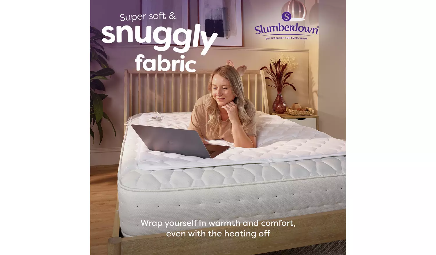 Slumberdown Perfectly WarmLuxury Electric Blanket - Single