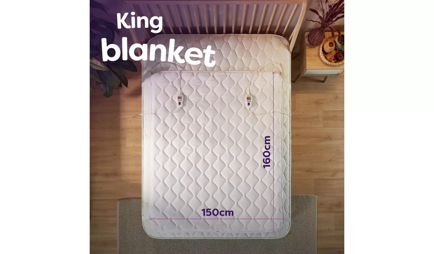 Slumberdown Perfectly WarmLuxury Electric Blanket - Single