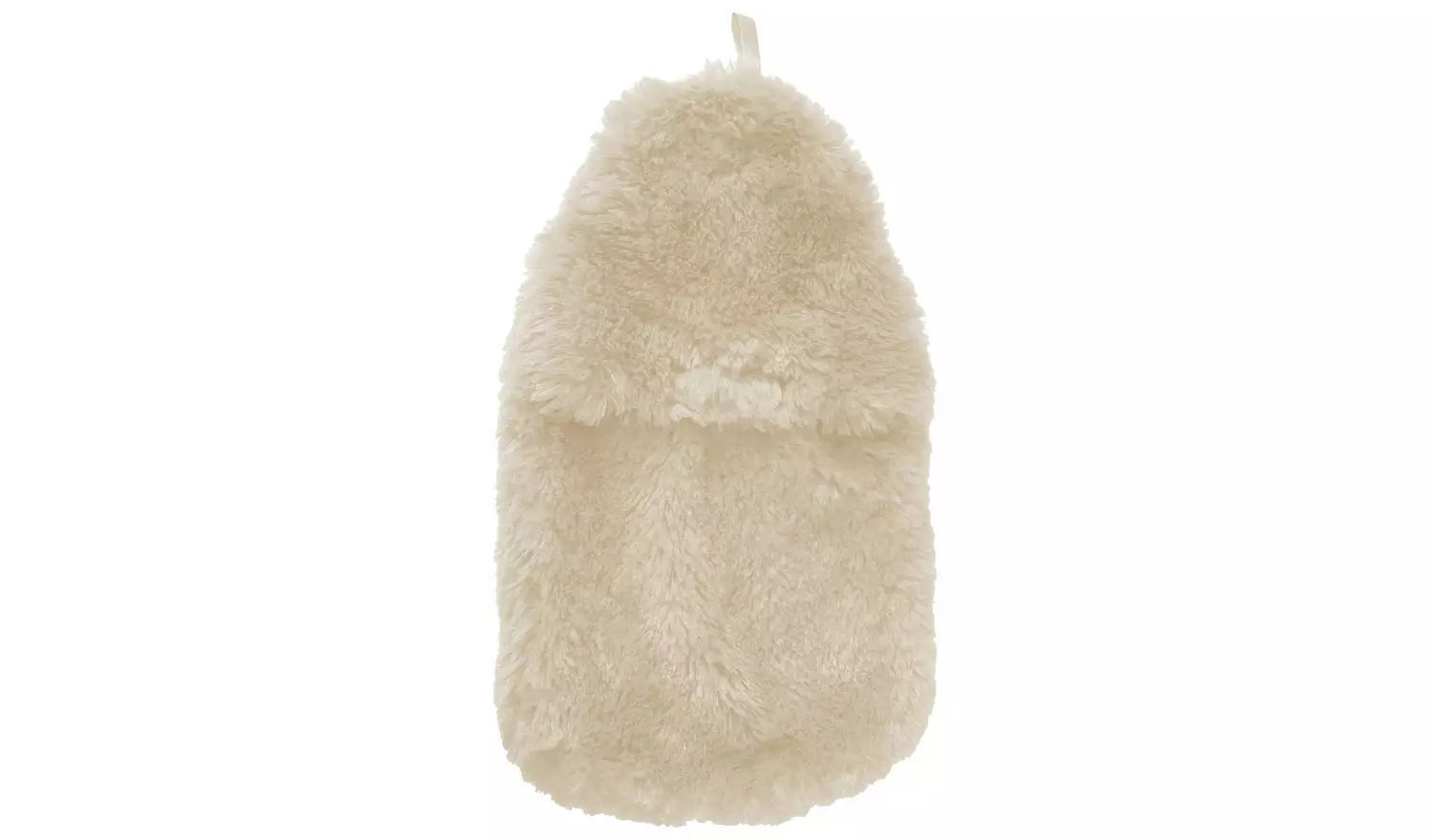 Hot Water Bottle and Fur Cover - Cream