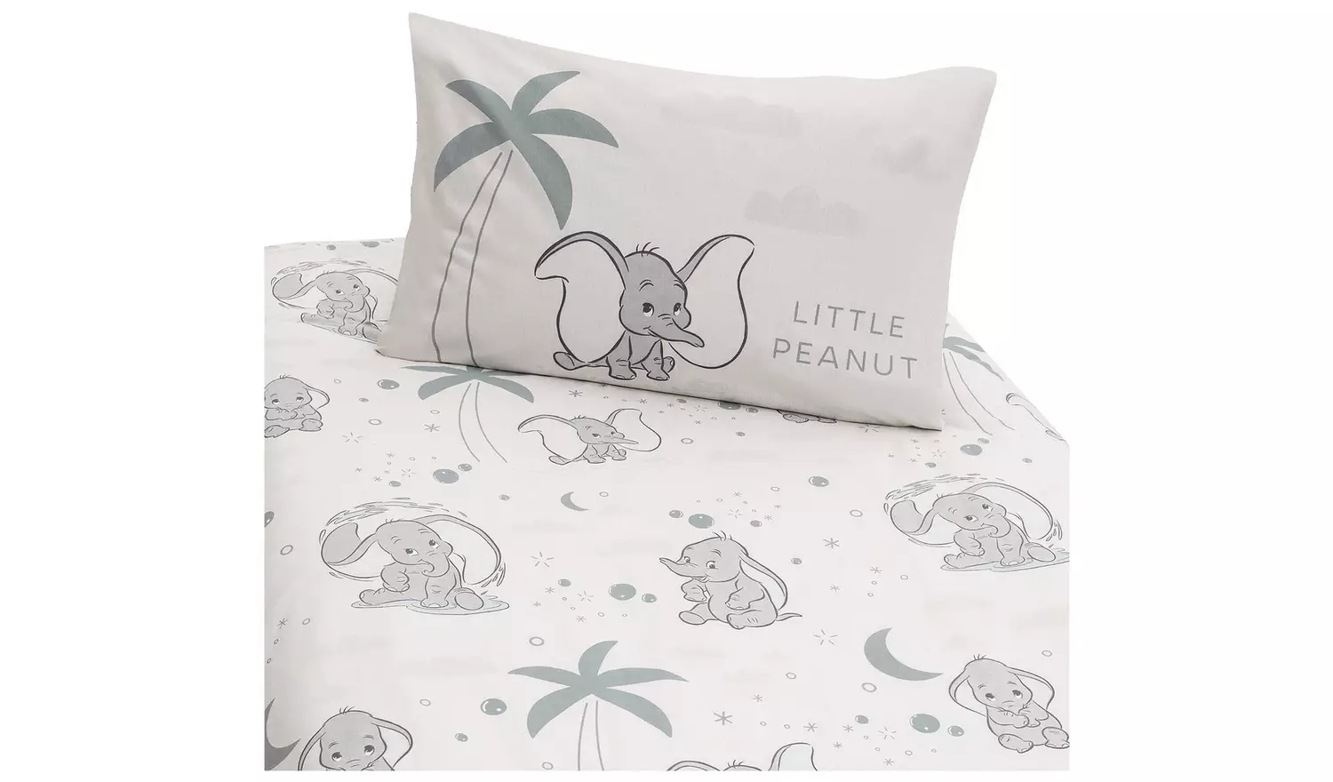 Disney Nursery Cotton Dumbo Nursery Bedding Set - Single