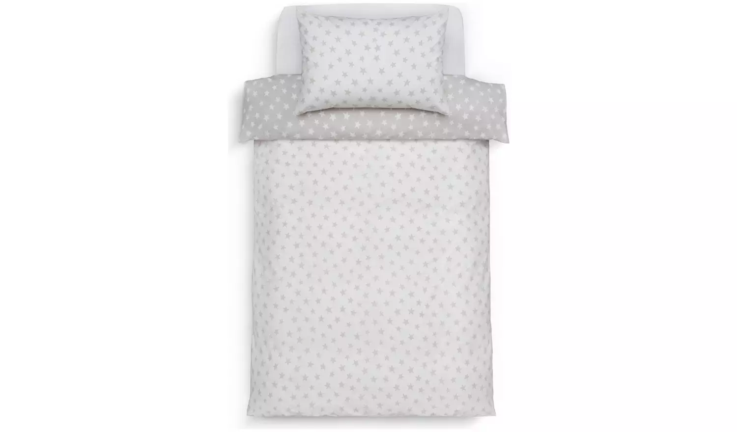 Habitat Kids Reversible Star Grey Bedding Set - Toddler