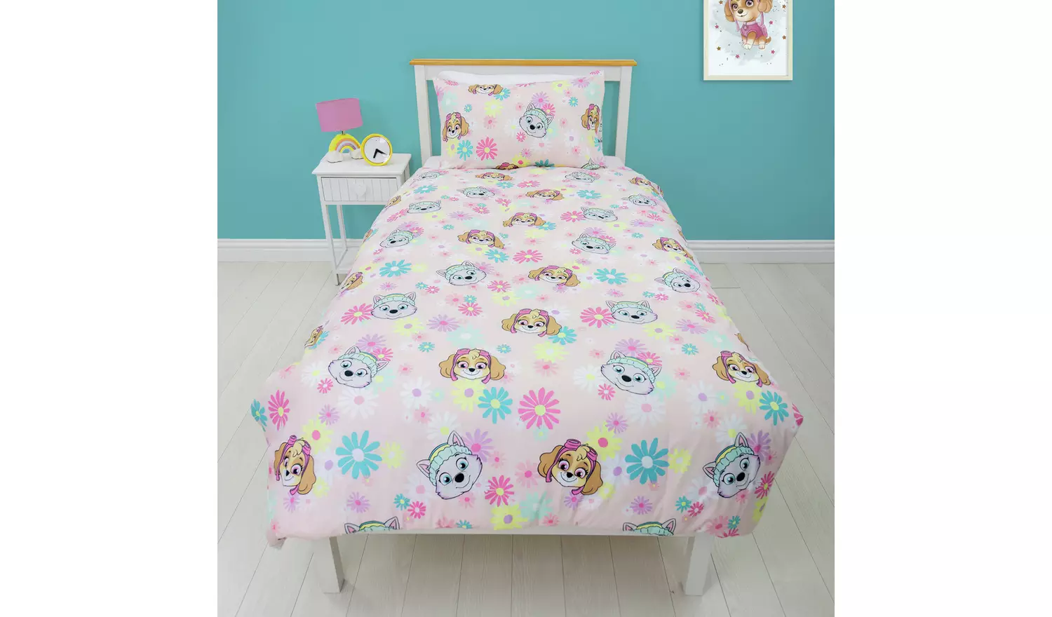 Paw Patrol Pink Kids Bedding Set - Single