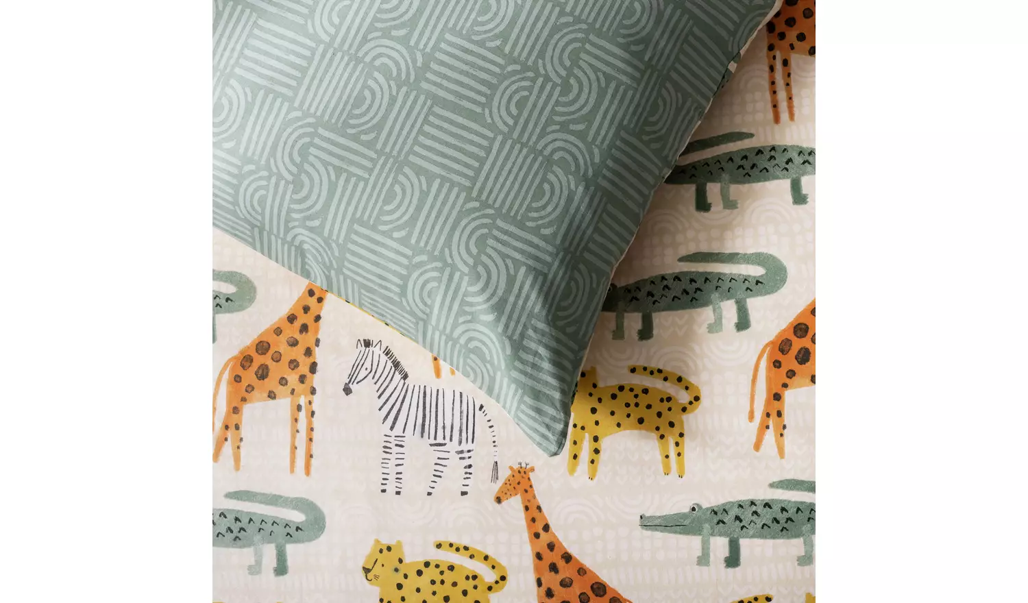 Habitat Cotton Safari Kids Bedding Set - Single