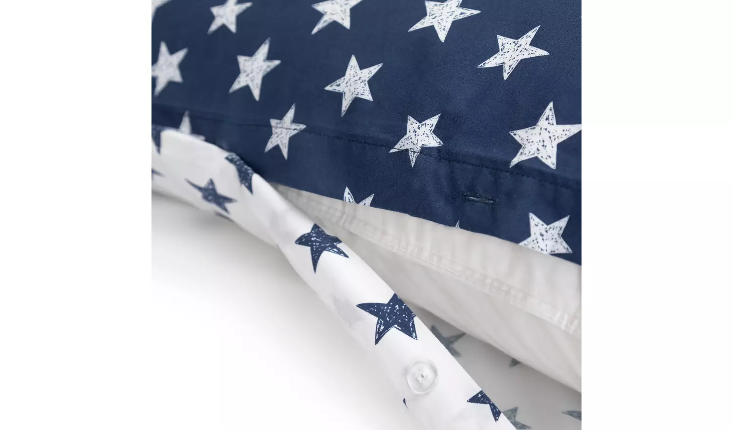 Habitat Kids Reversible Star Navy Bedding Set - Single