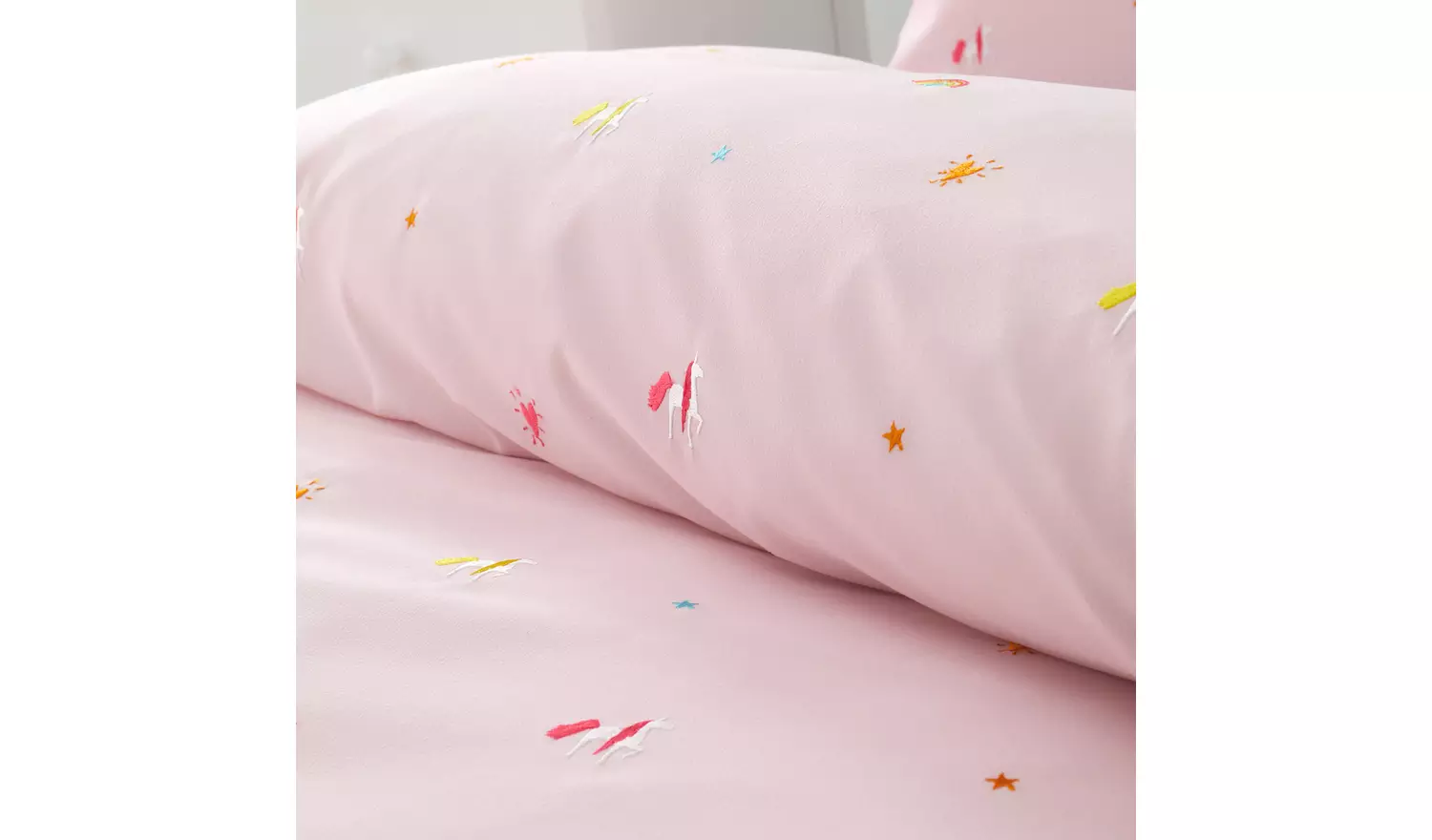 Catherine Lansfield Unicorn Pink Kids Bedding Set - Single