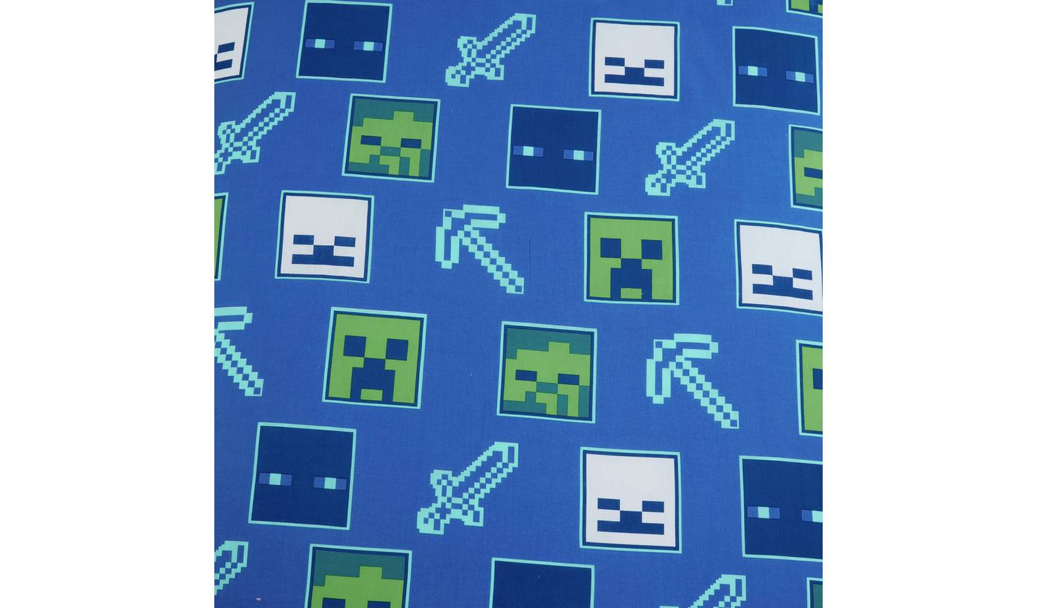 Minecraft Glow in the Dark Kids Bedding Set - Single