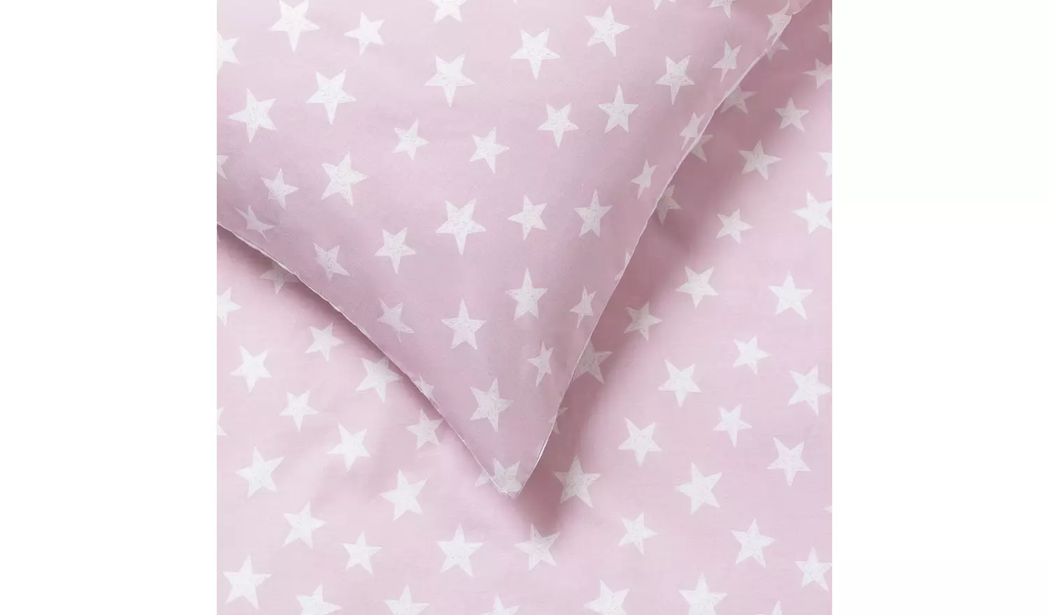 Habitat Kids Reversible Star Pink Bedding Set - Single