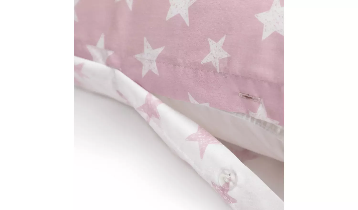 Habitat Kids Reversible Star Pink Bedding Set - Single