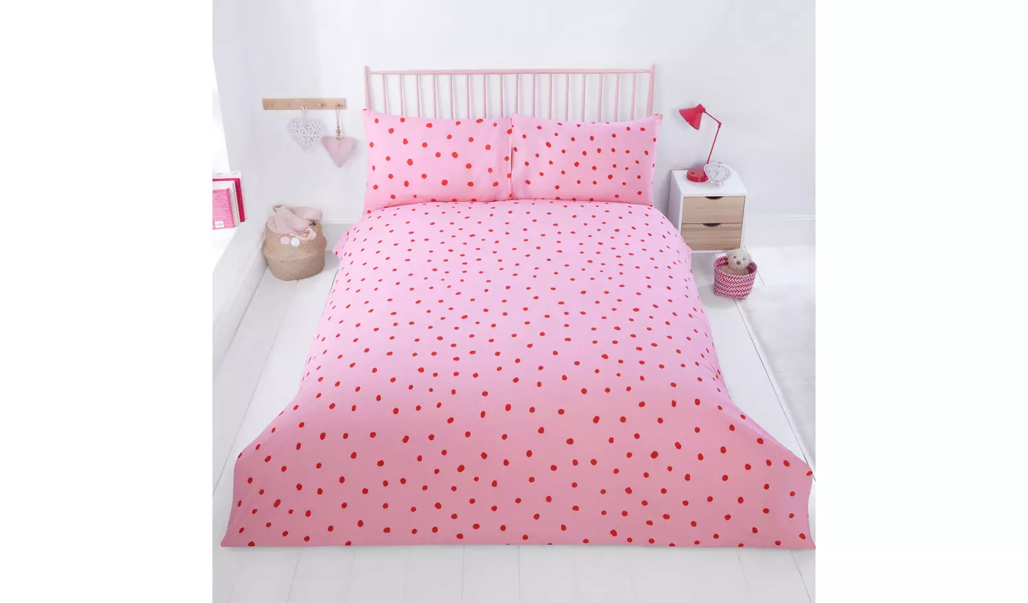 Disney Cotton Mickey & Minnie Kids Bedding Set - Double