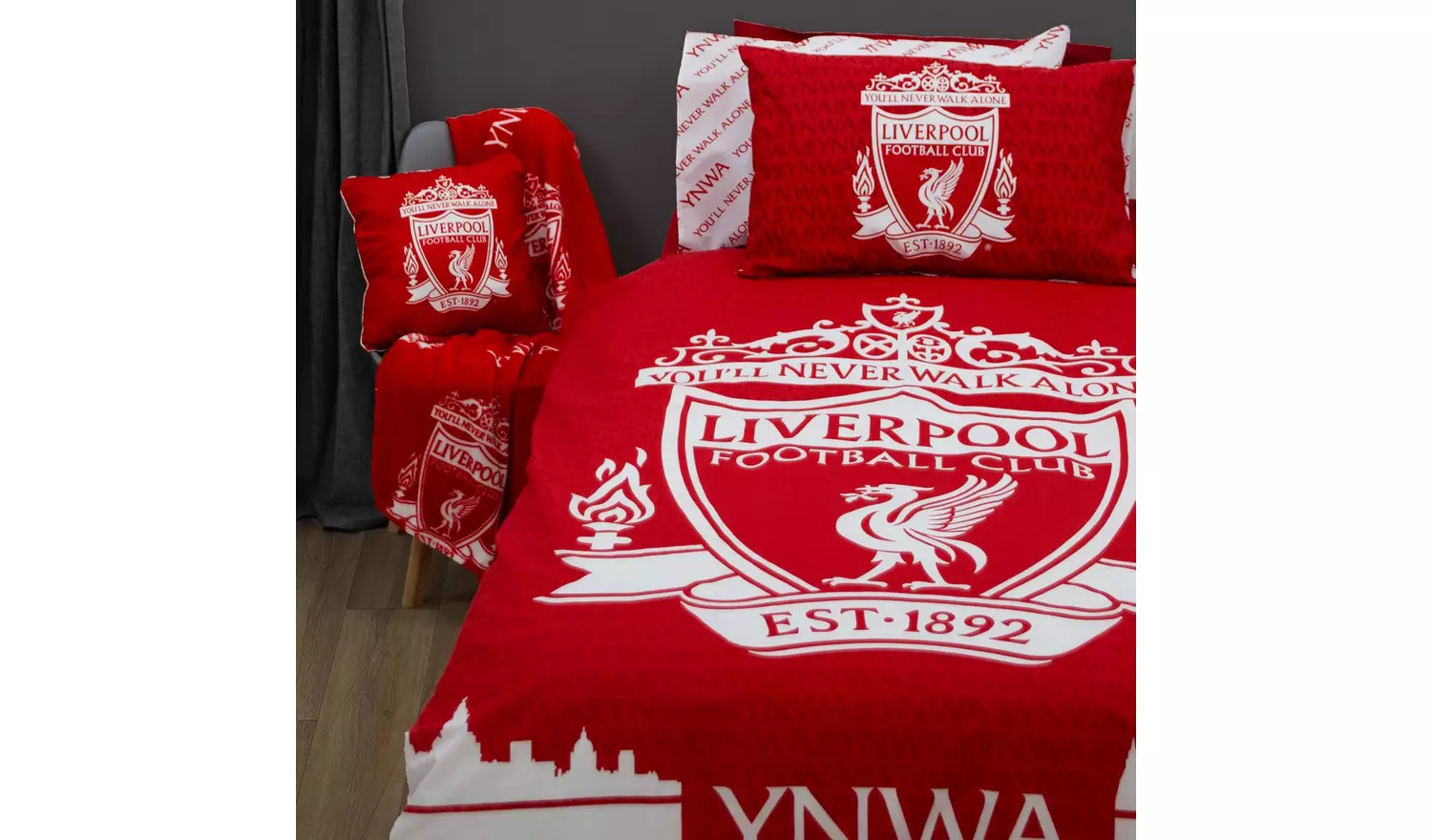 Liverpool FC Football Kids Bedding Set - Single