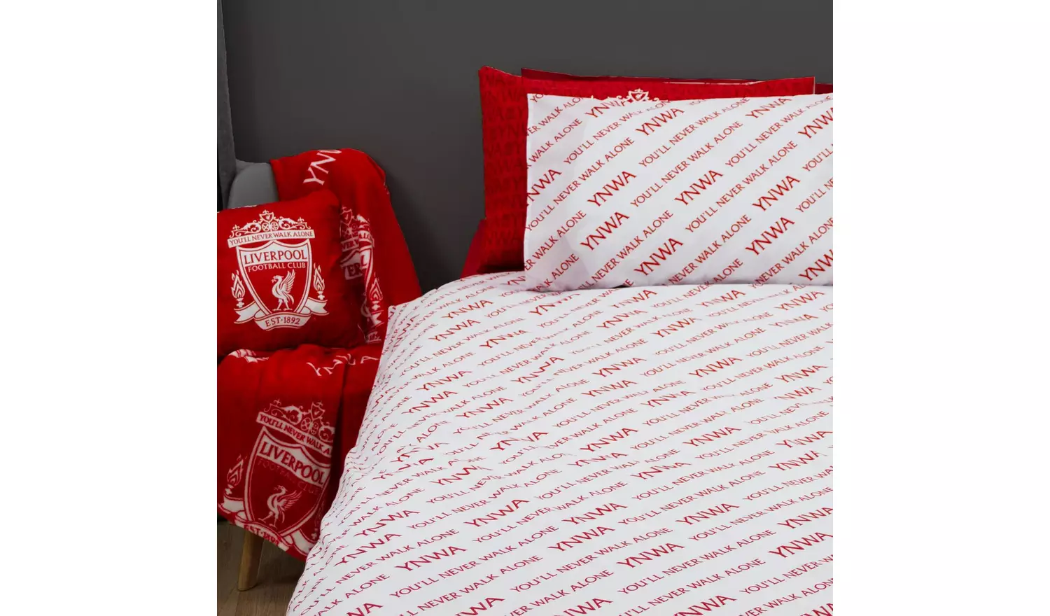 Liverpool FC Football Kids Bedding Set - Single