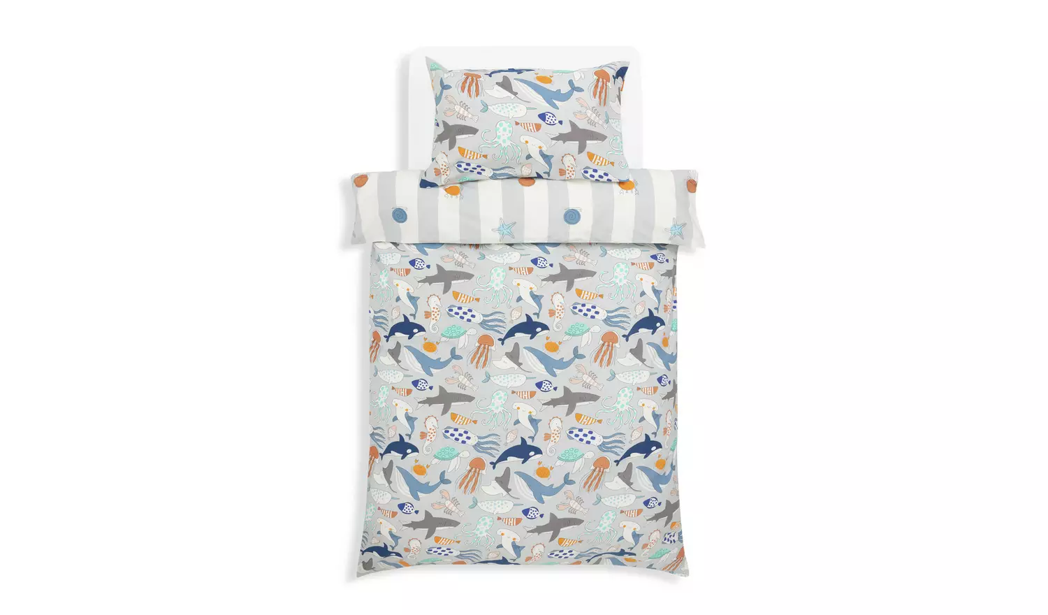 Habitat Under The Sea Printed Kids Bedding Set - Toddler