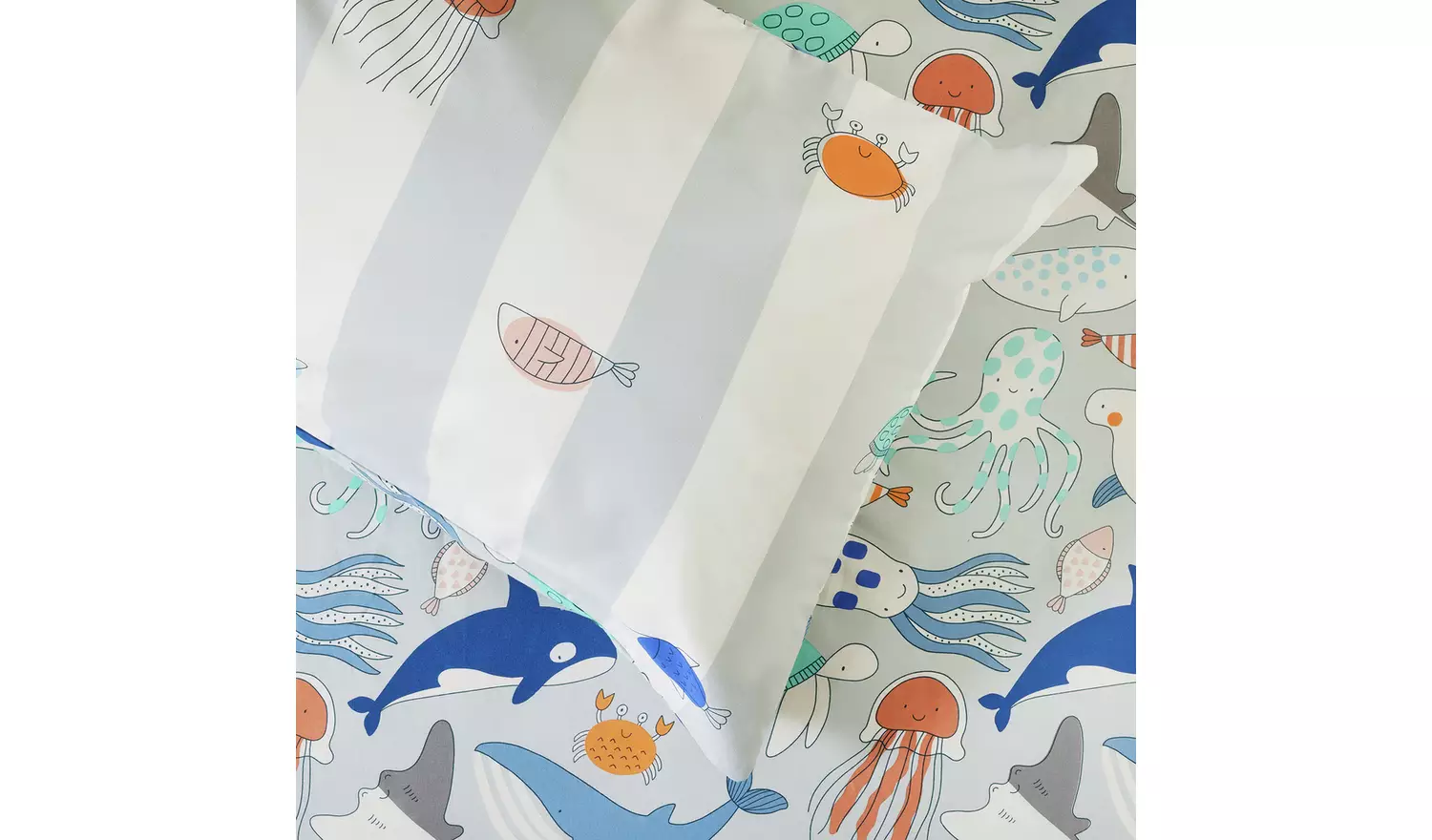 Habitat Under The Sea Printed Kids Bedding Set - Toddler
