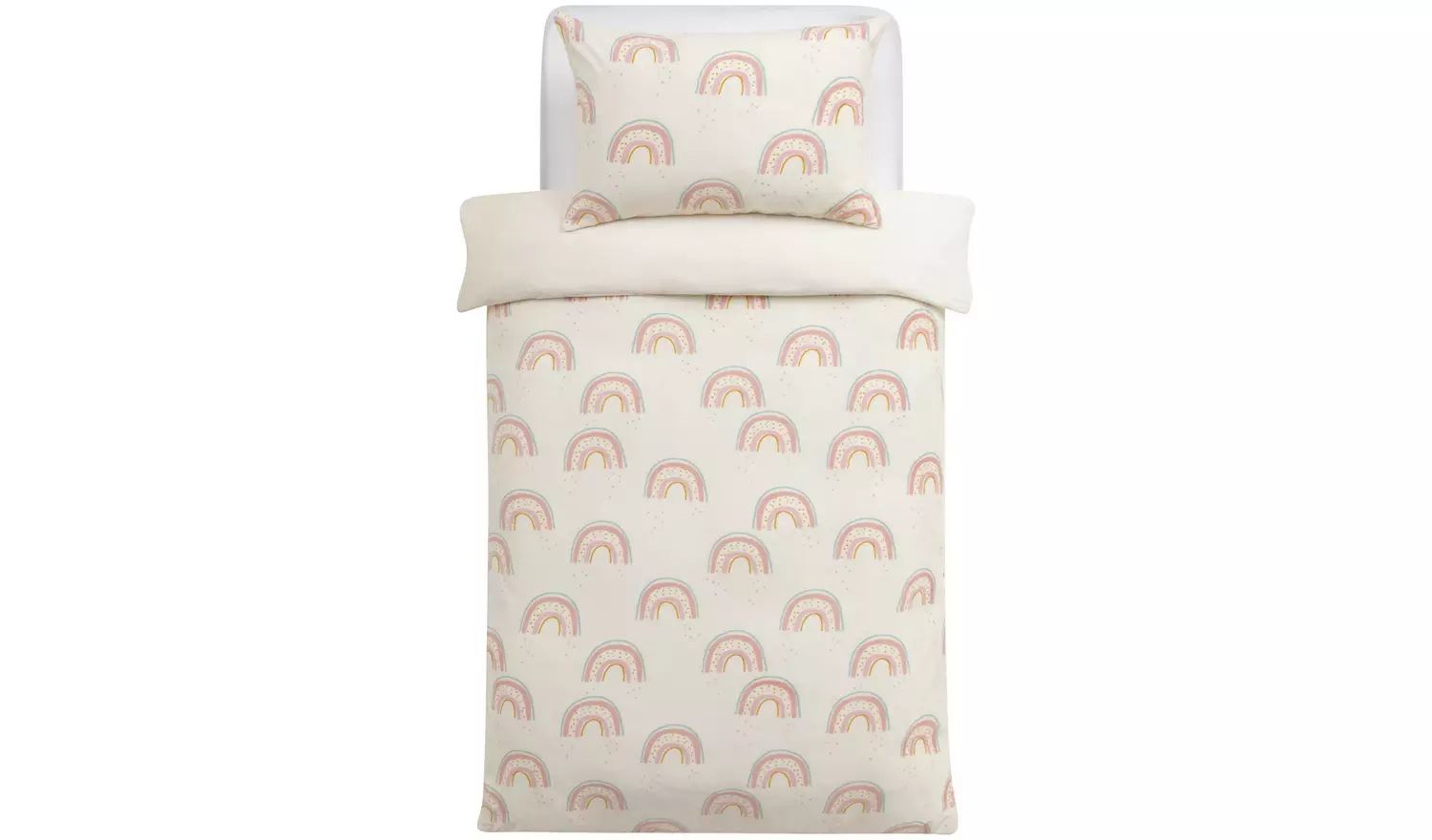 Argos Home Rainbow Fleece Kids Bedding Set - Toddler