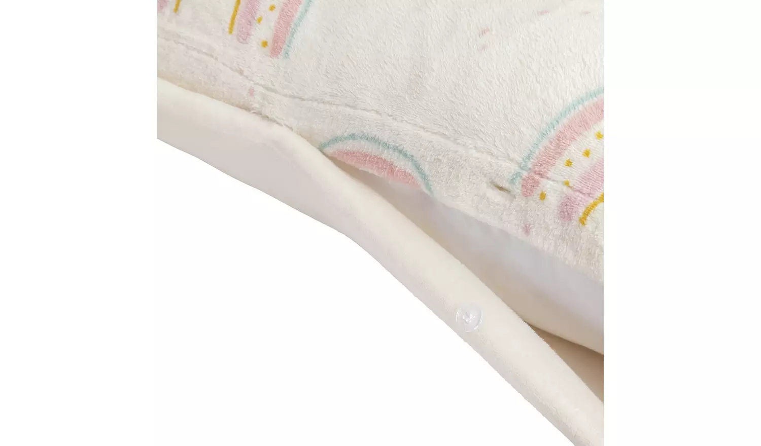 Argos Home Rainbow Fleece Kids Bedding Set - Toddler