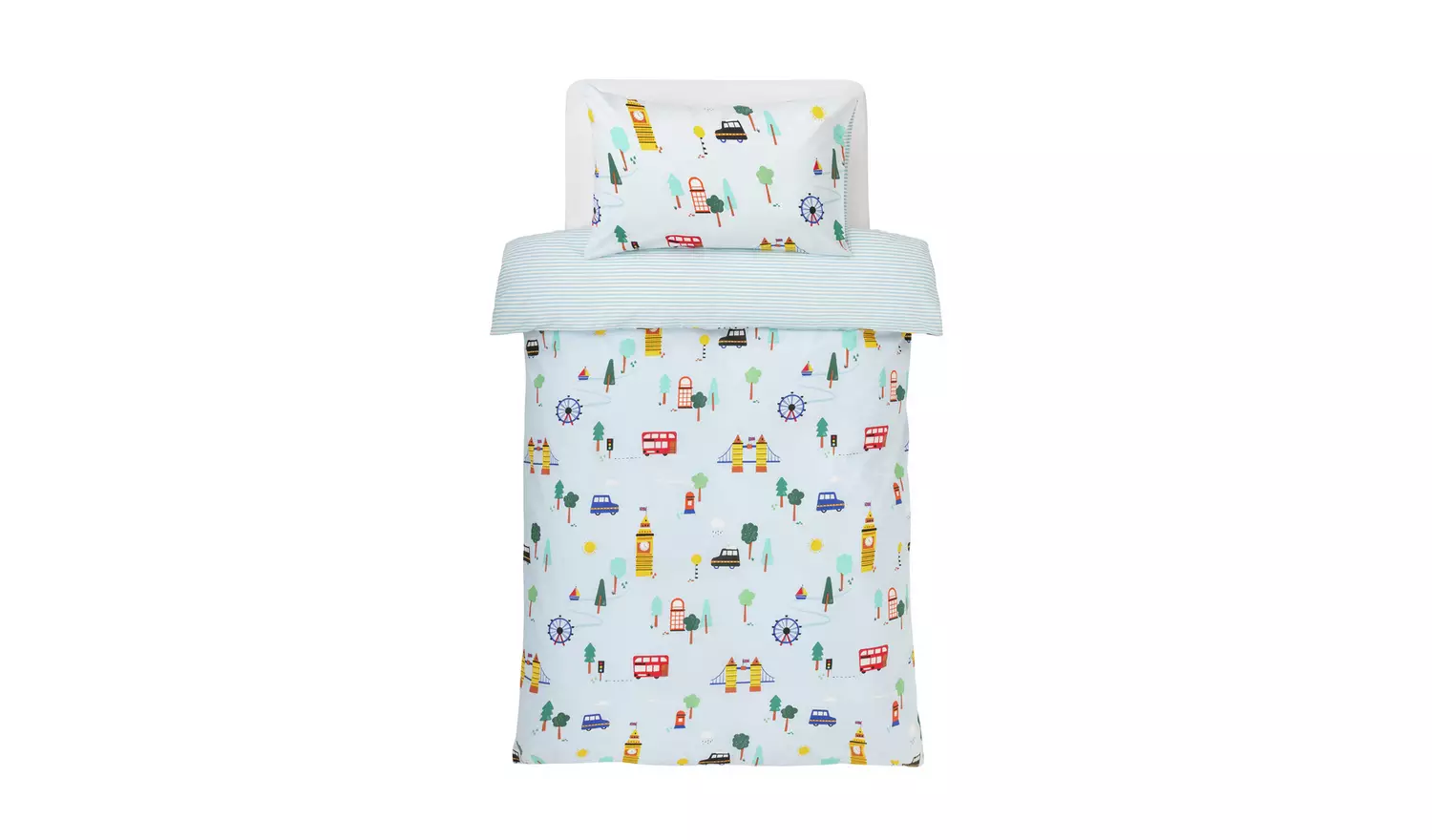 Argos Home London Blue Kids Bedding Set - Toddler