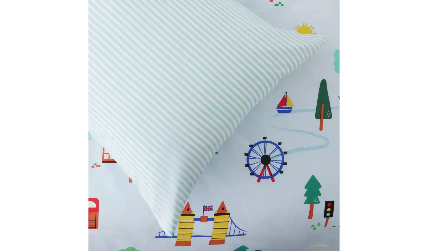 Argos Home London Blue Kids Bedding Set - Toddler