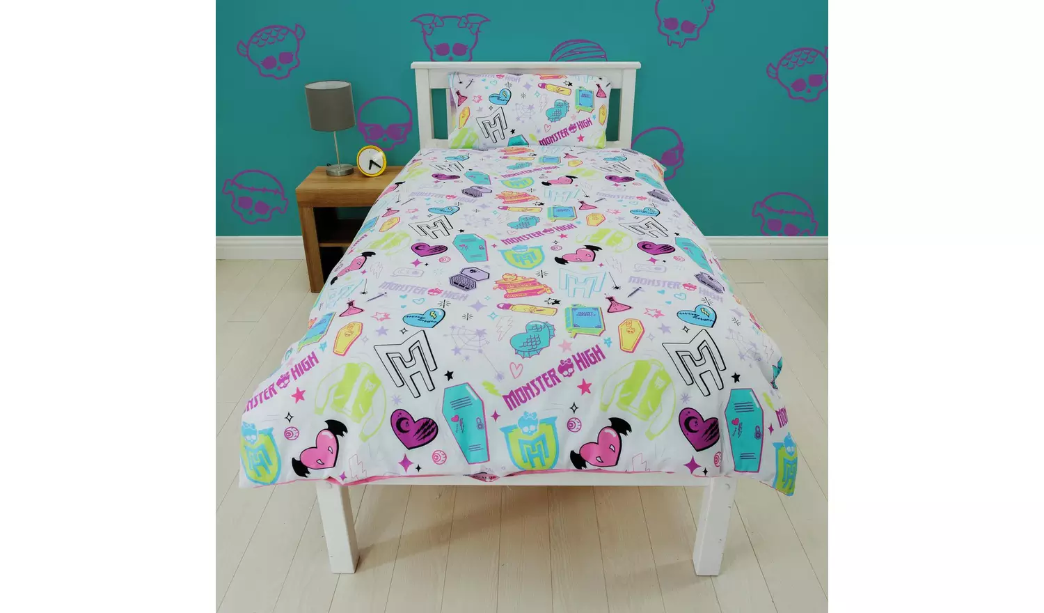 Monster High Fierce Panel Kids Bedding Set - Single